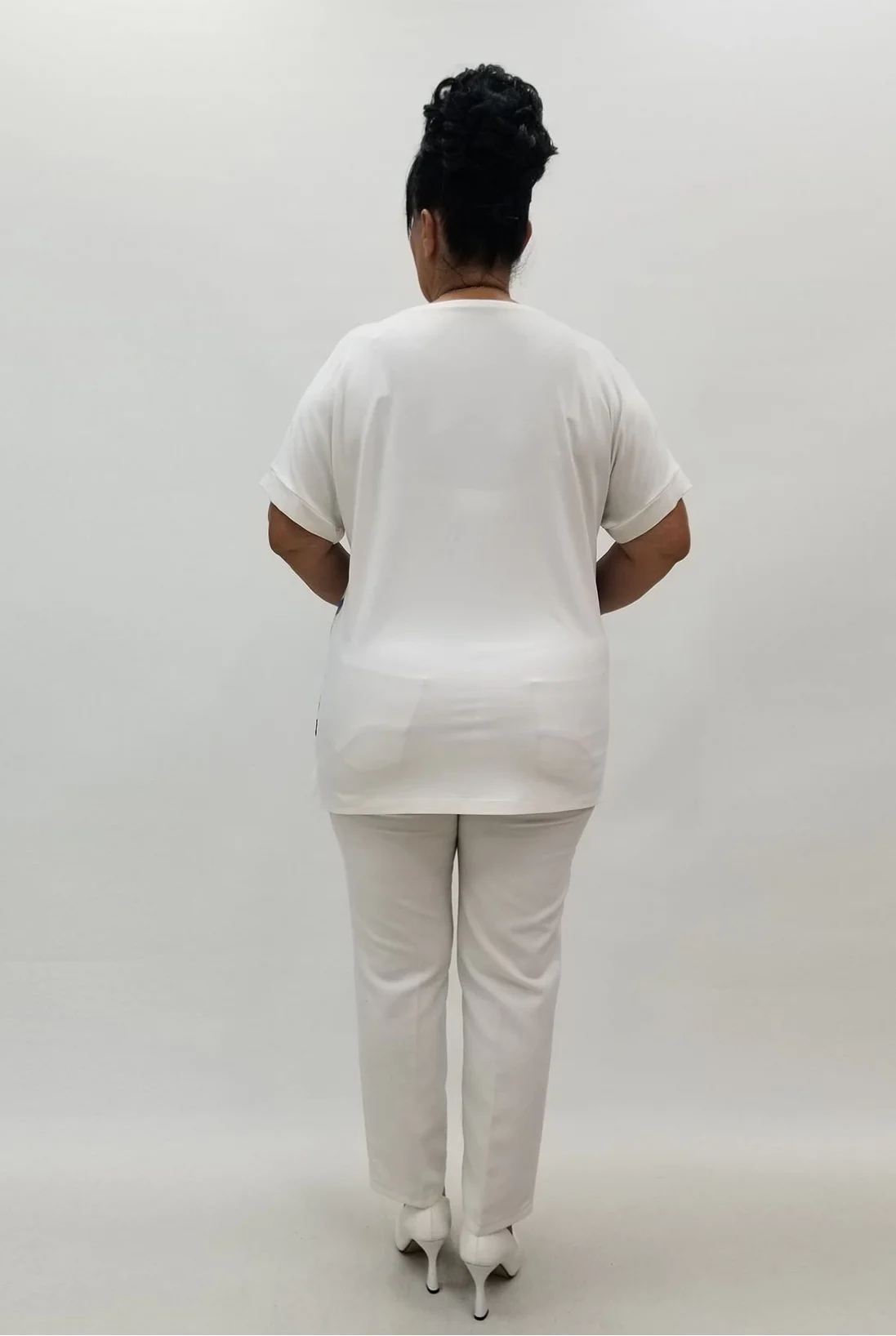 Miraggio Büyük Beden Bluz 99867 EKRU