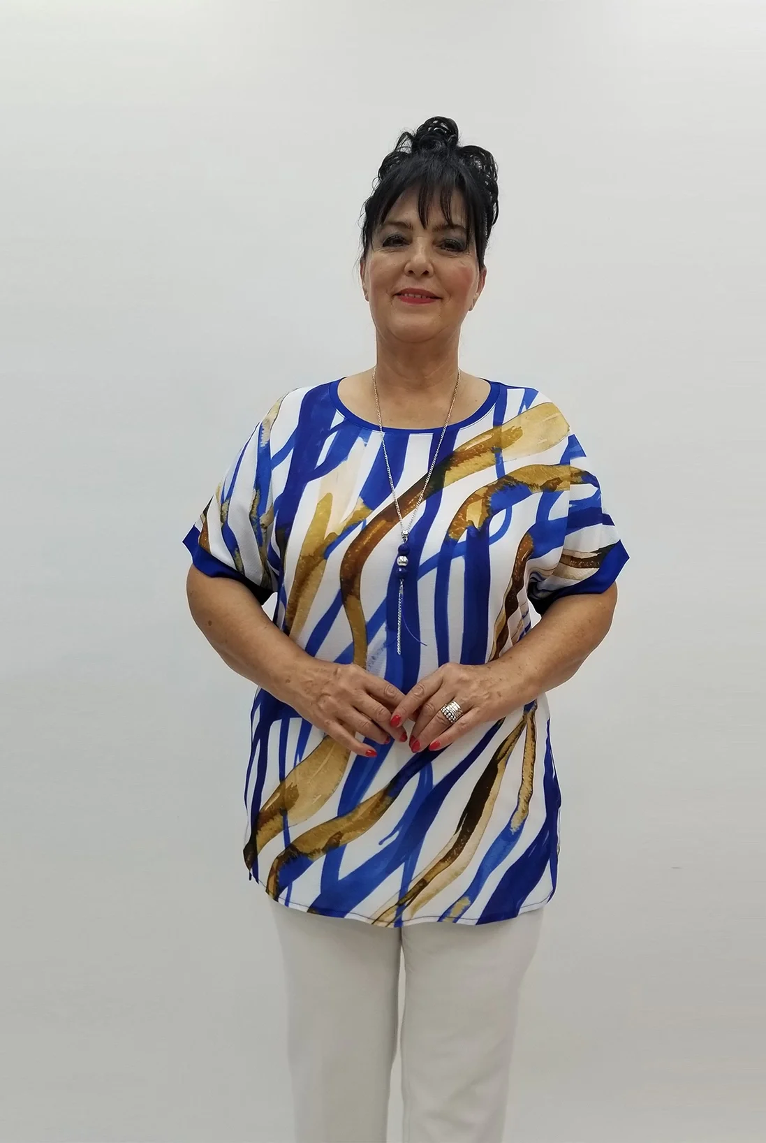 Miraggio Büyük Beden Bluz 99867 SAKS