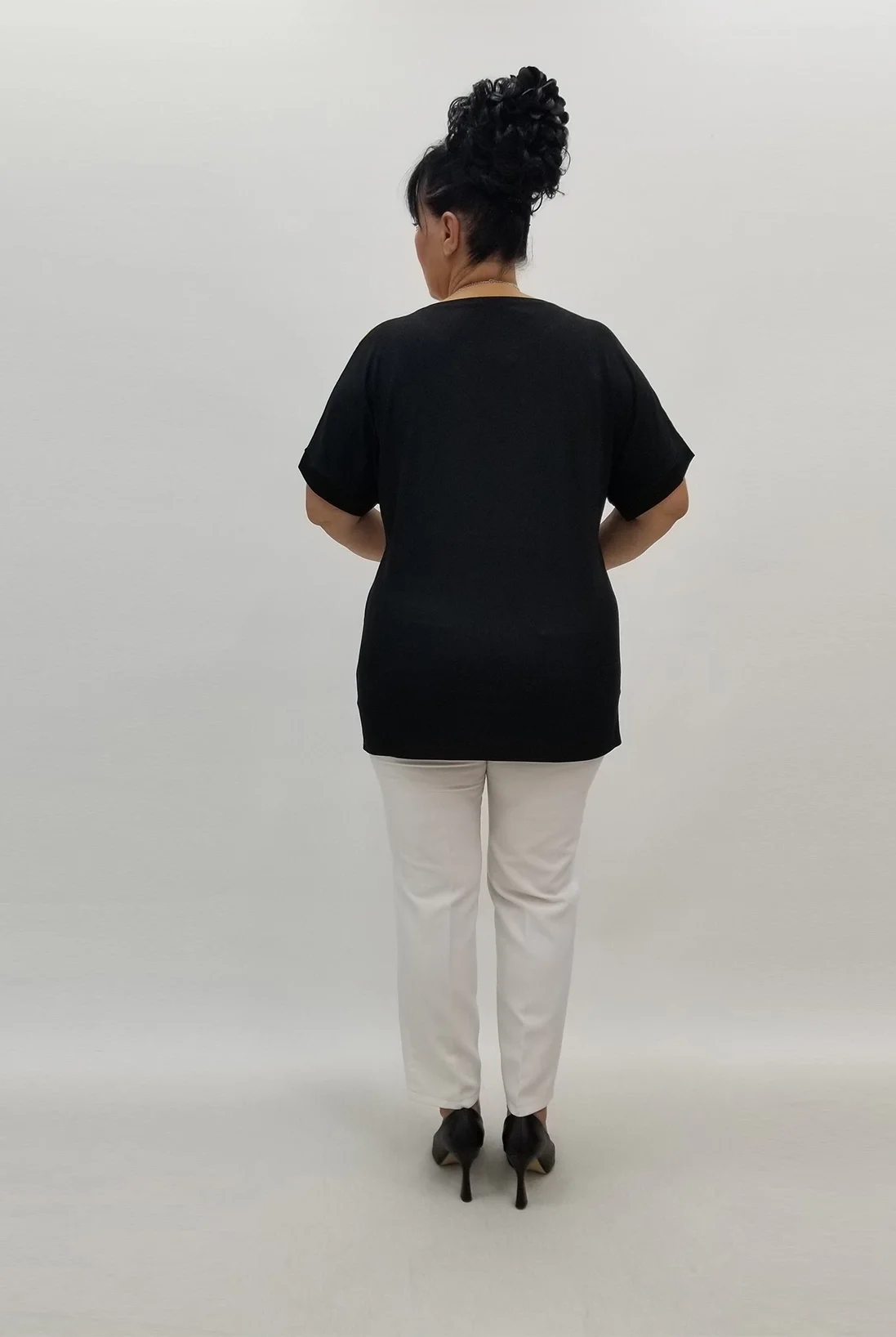 Miraggio Büyük Beden Bluz 99867 SİYAH