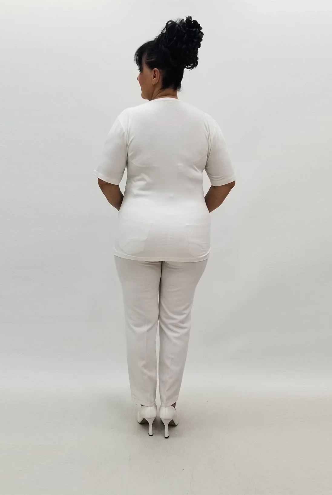 Miraggio Büyük Beden Bluz 99869 EKRU