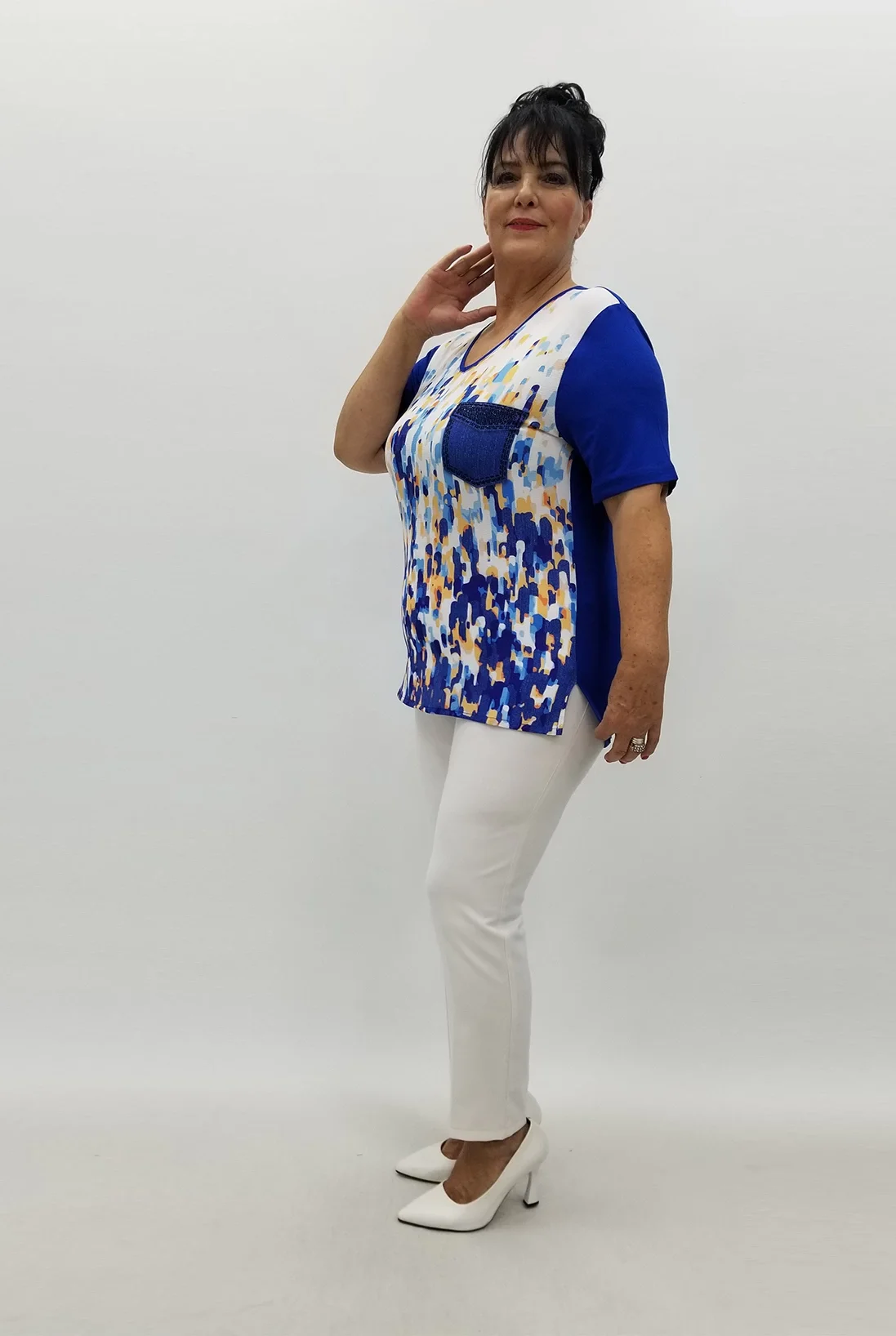 Miraggio Büyük Beden Bluz 99869 SAKS