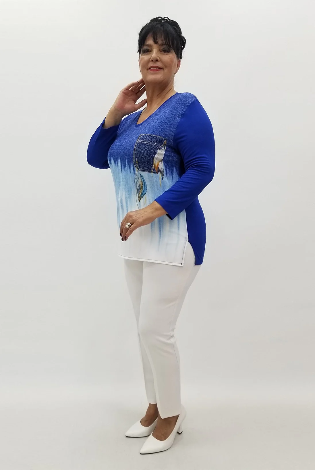 Miraggio Büyük Beden Bluz 99870 SAKS