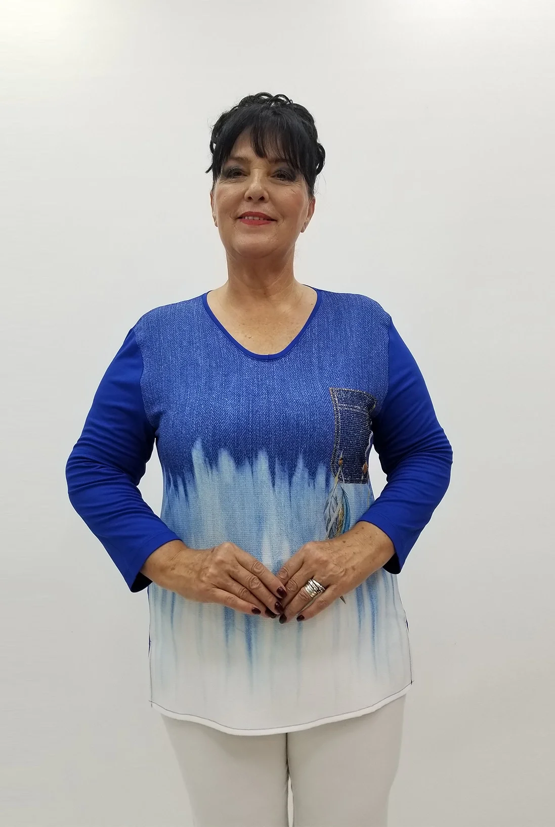 Miraggio Büyük Beden Bluz 99870 SAKS