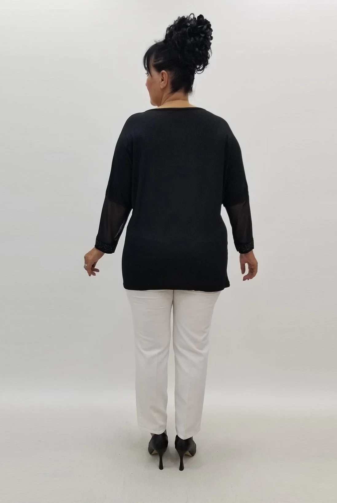 Miraggio Büyük Beden Bluz 99893 SİYAH