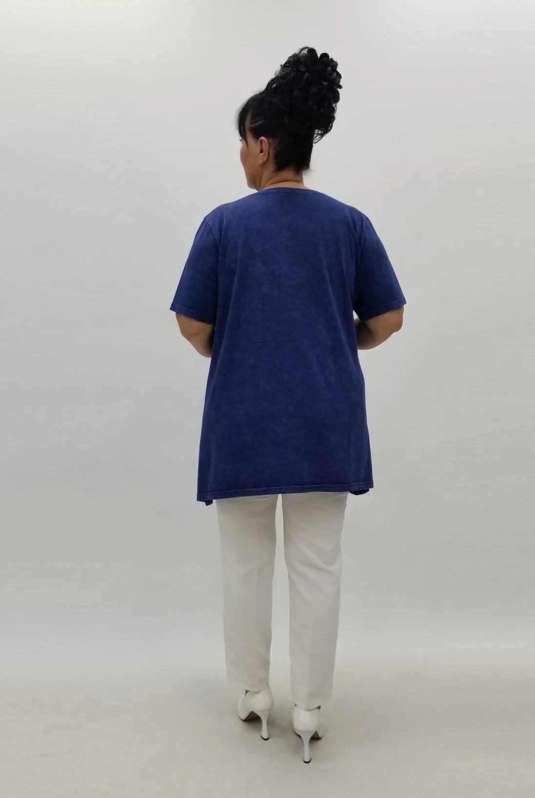 Miraggio Büyük Beden Bluz 99906 LACİVERT