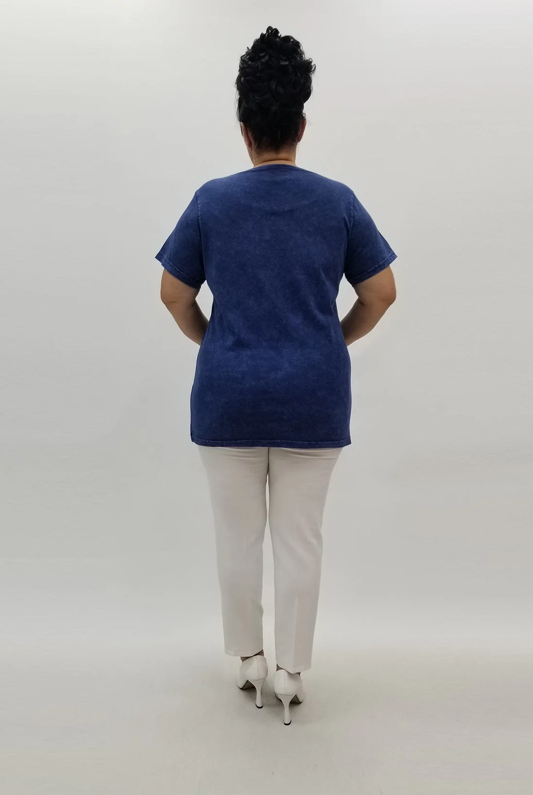 Miraggio Büyük Beden Bluz 99913 LACİVERT