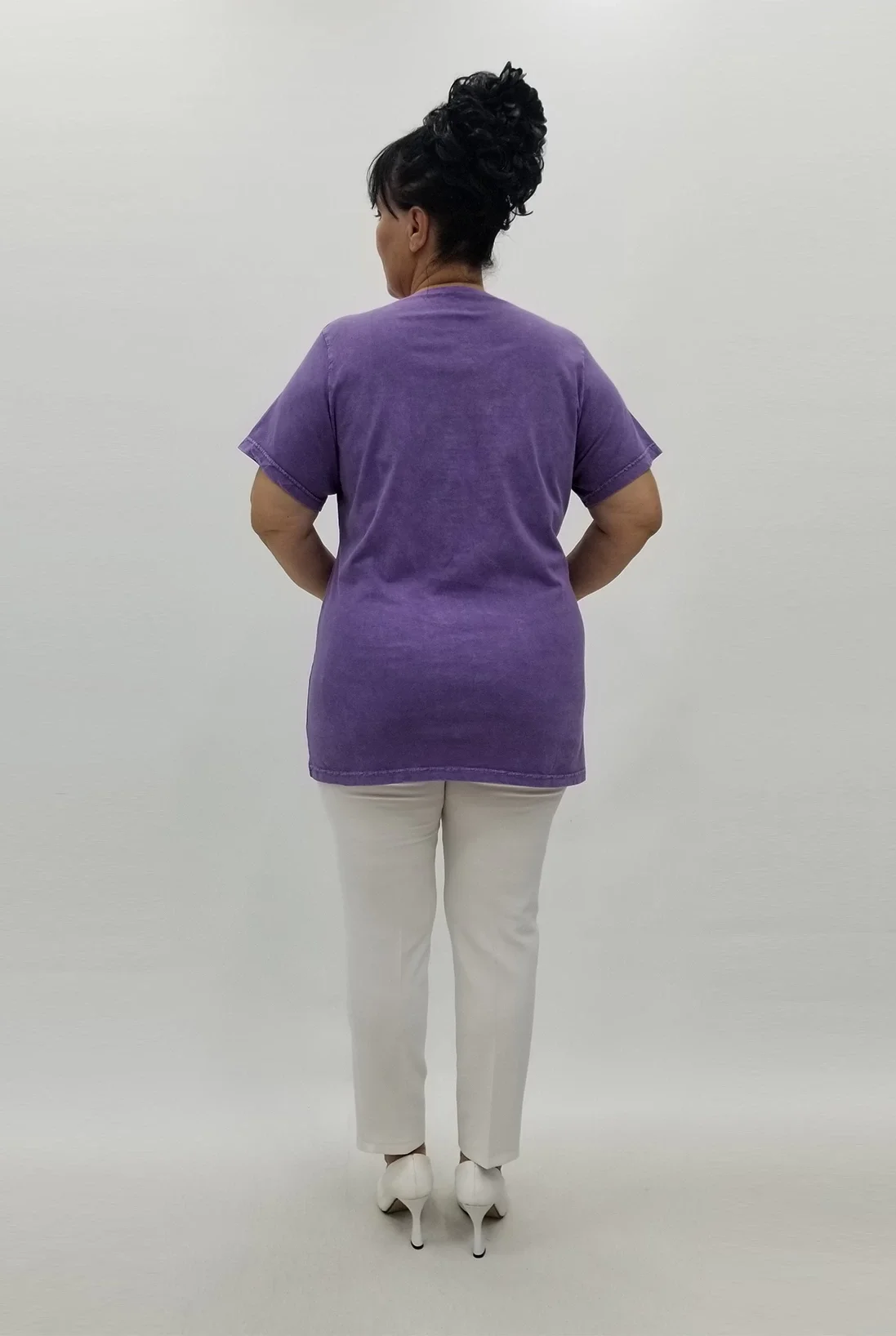 Miraggio Büyük Beden Bluz 99913 LİLA