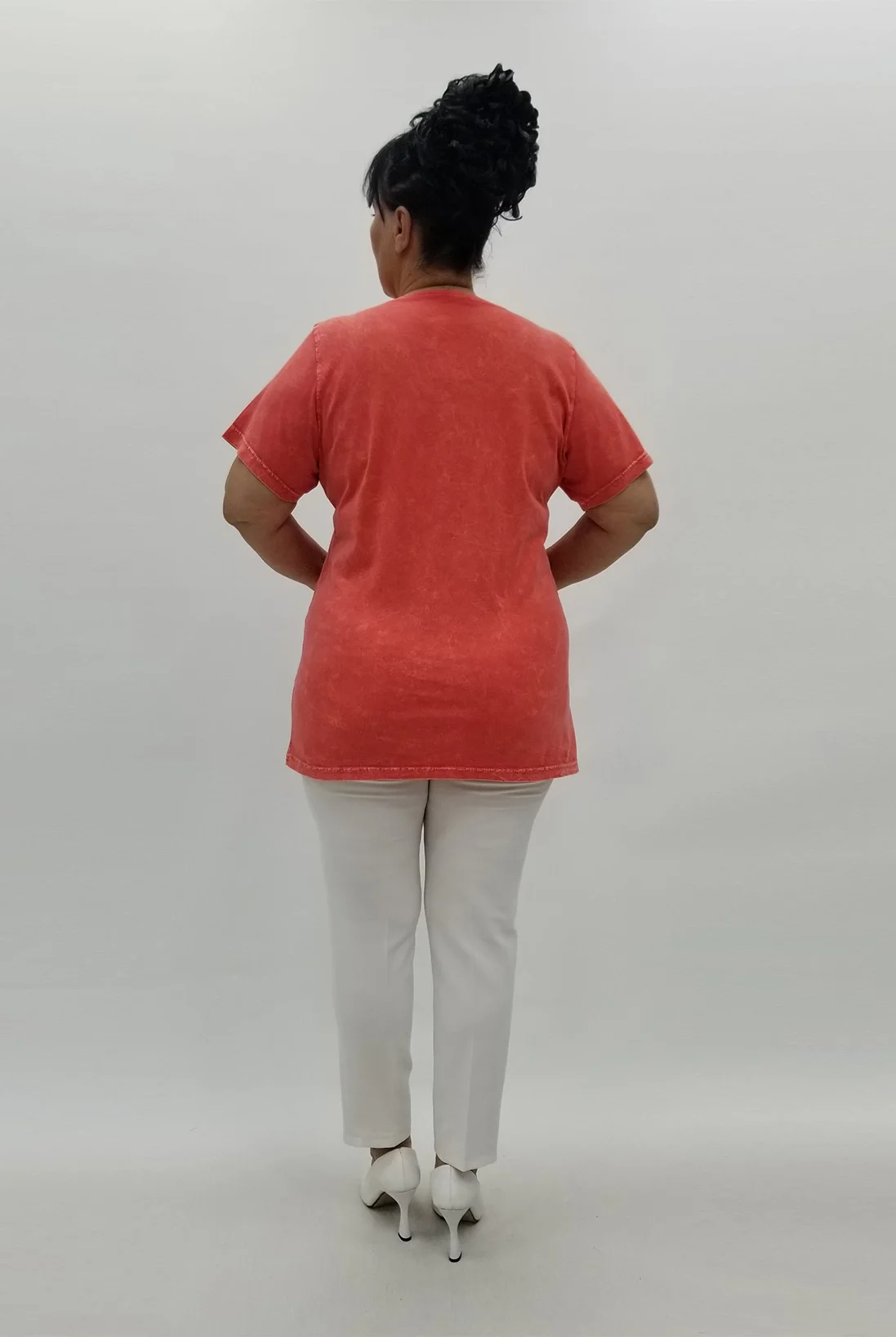 Miraggio Büyük Beden Bluz 99913 MERCAN