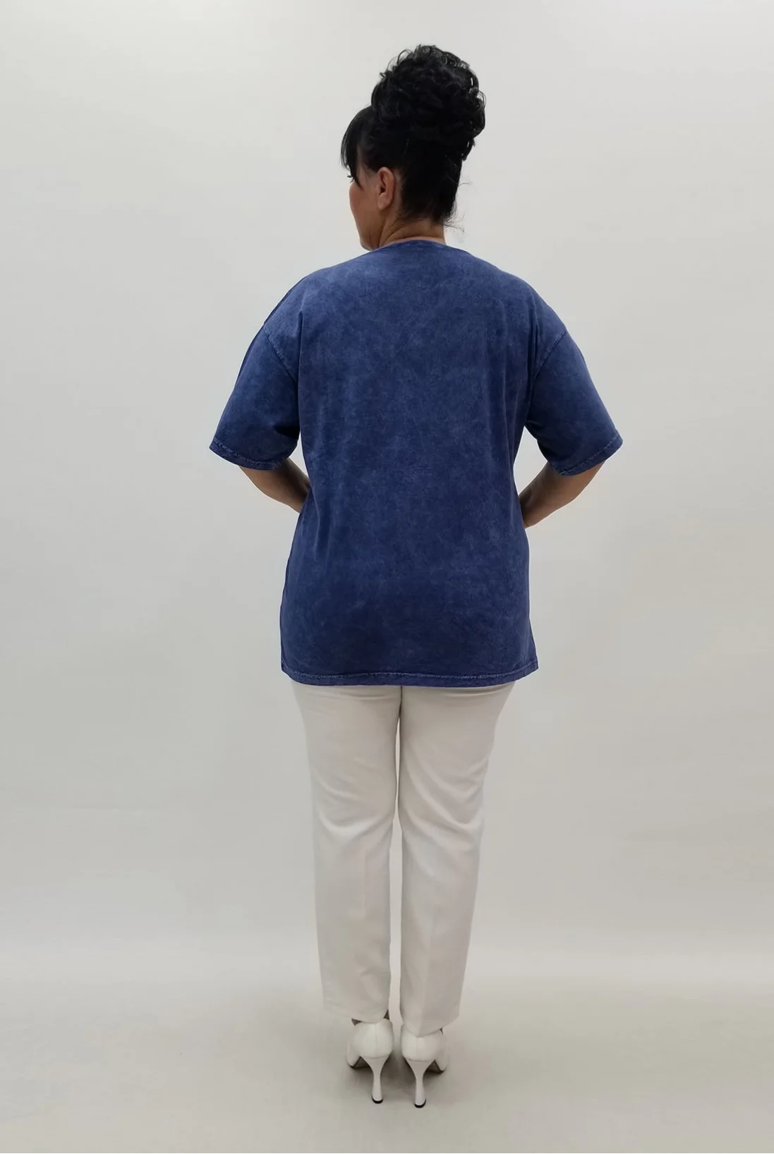 Miraggio Büyük Beden Bluz 99914 LACİVERT