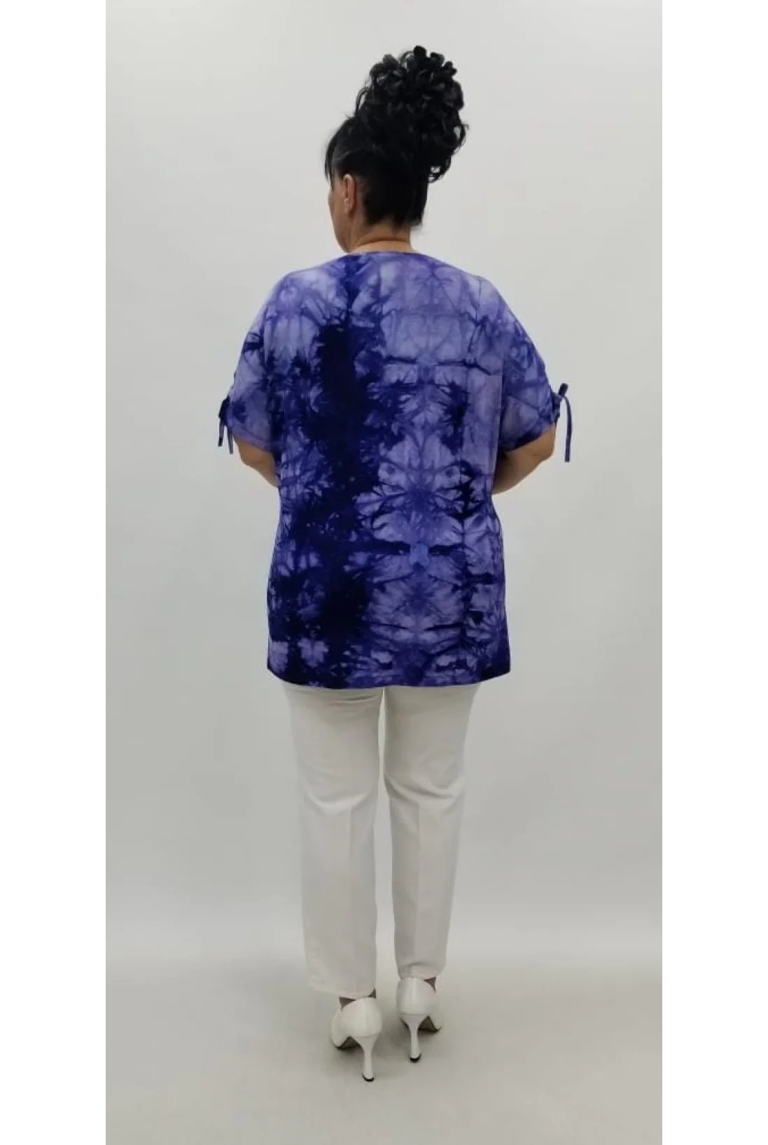 Miraggio Büyük Beden Bluz 99917 MAVİ