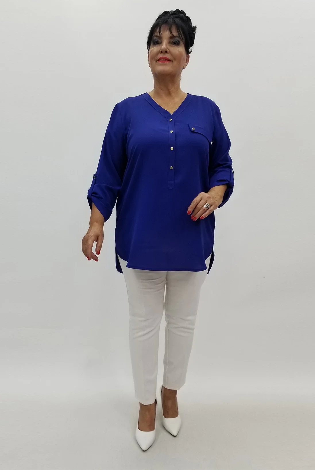 Miraggio Büyük Beden Bluz 99918 SAKS