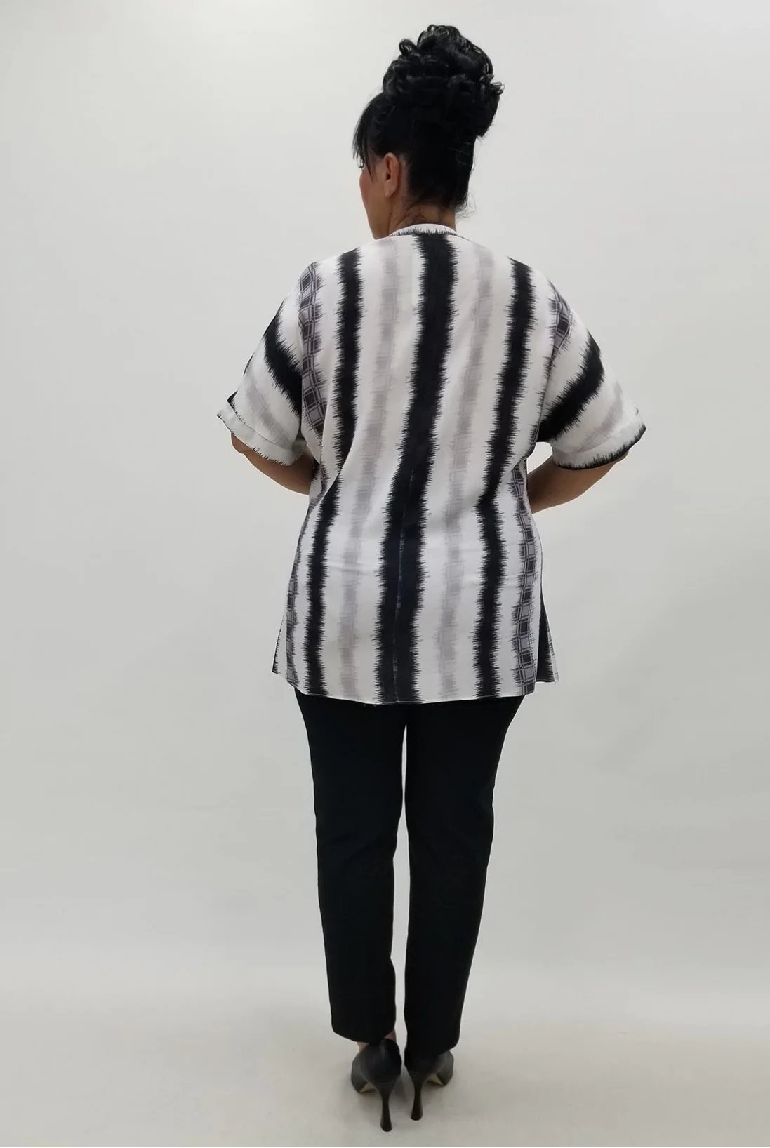 Miraggio Büyük Beden Bluz 99947 SİYAH