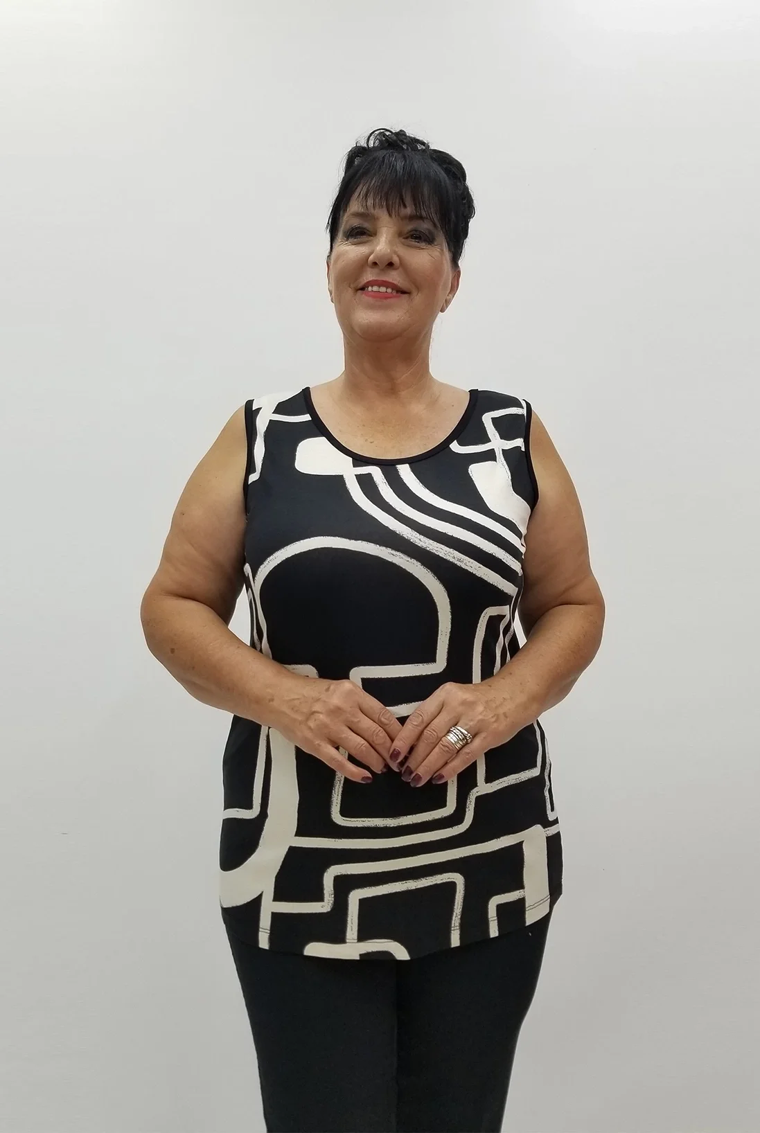 Miraggio Büyük Beden Bluz 99952 SİYAH