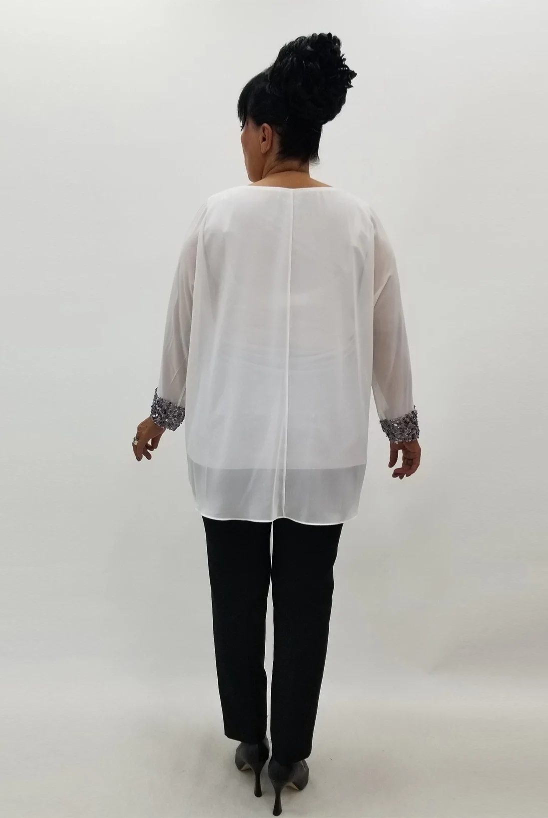 Miraggio Büyük Beden Bluz 99967 BEYAZ