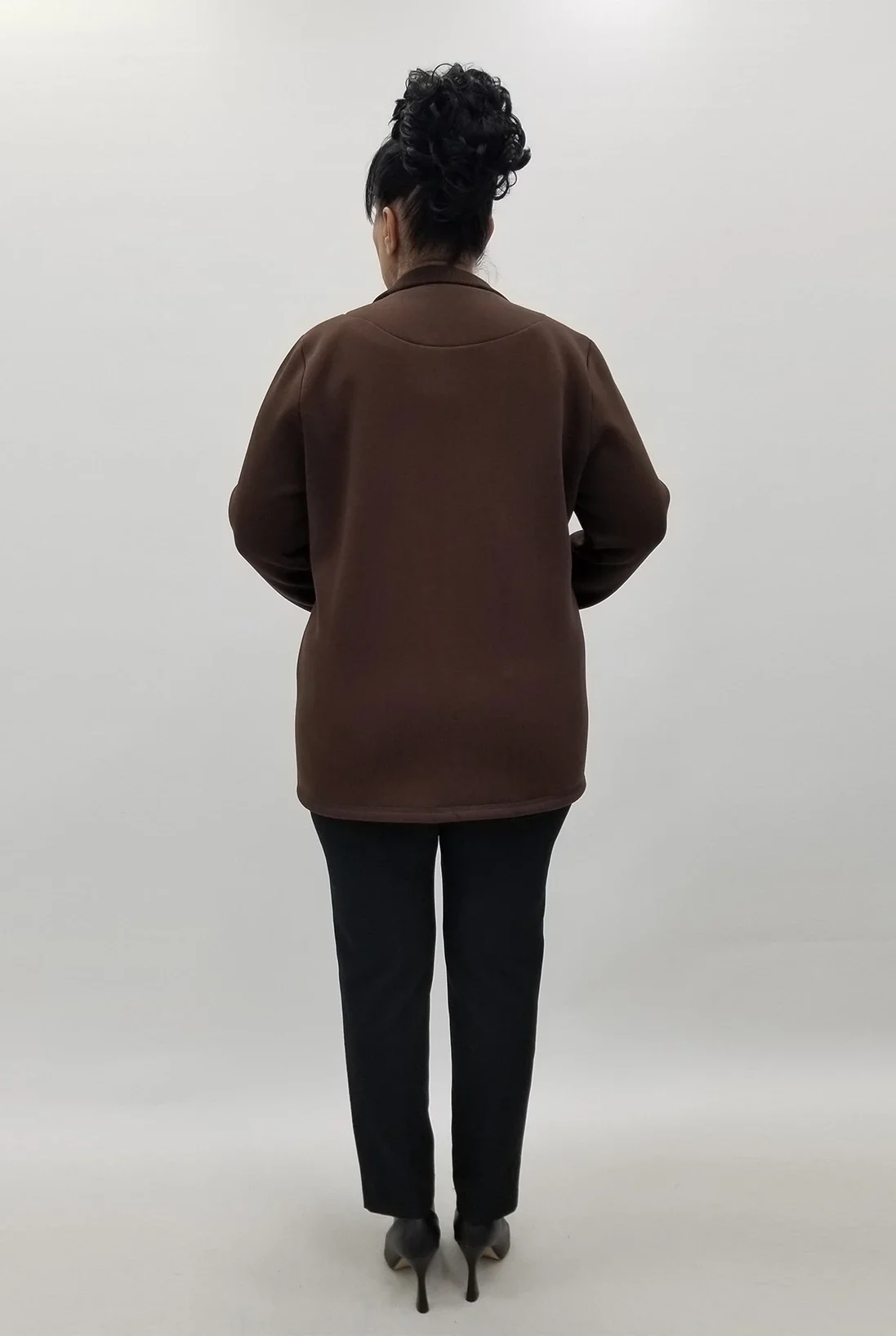 Miraggio Büyük Beden Ceket 4008 KAHVE