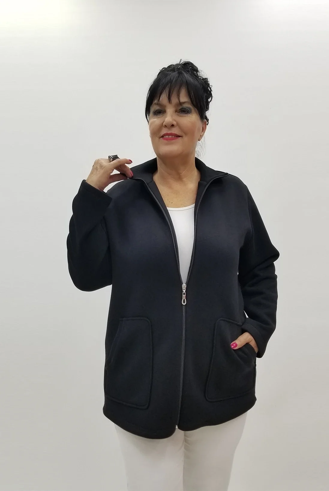 Miraggio Büyük Beden Ceket 4008 SİYAH