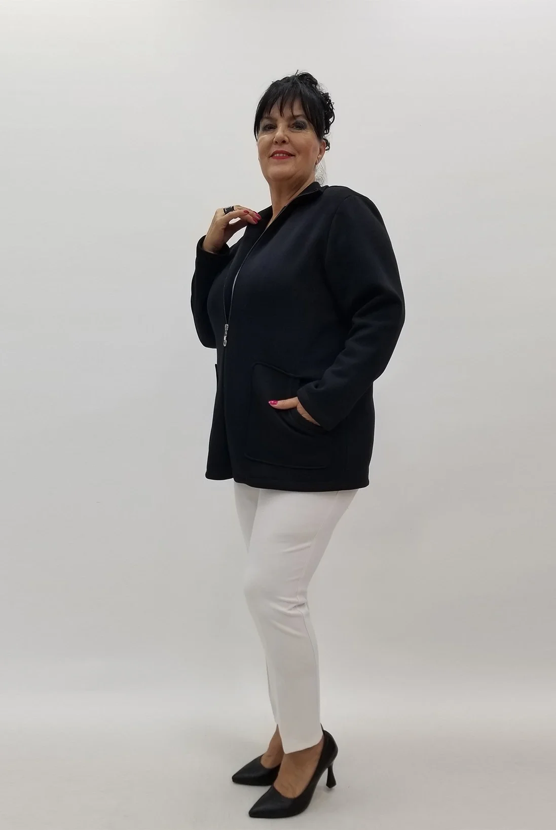 Miraggio Büyük Beden Ceket 4008 SİYAH