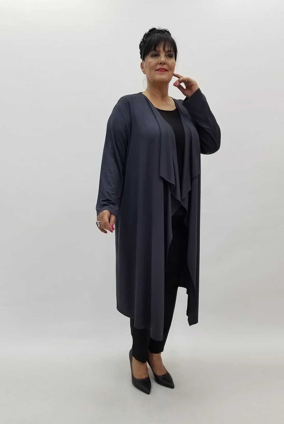 Miraggio Büyük Beden Ceket 4017 ANTRASİT