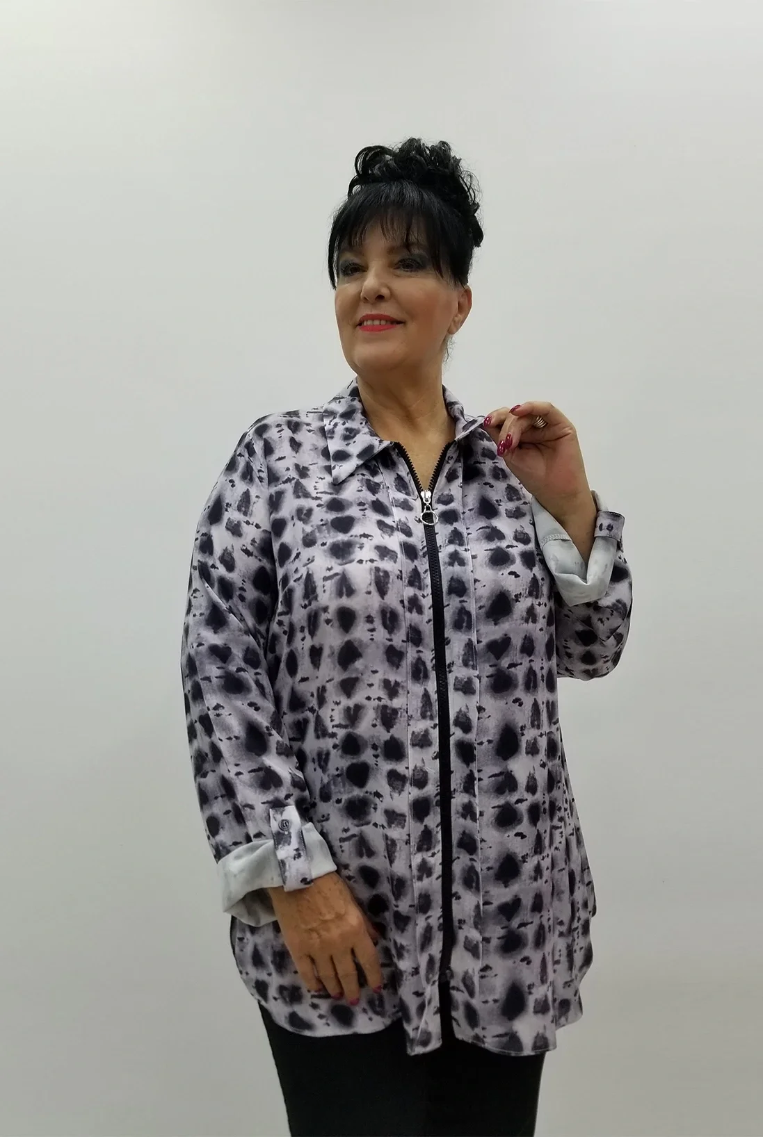 Miraggio Büyük Beden Ceket 4033 ANTRASİT