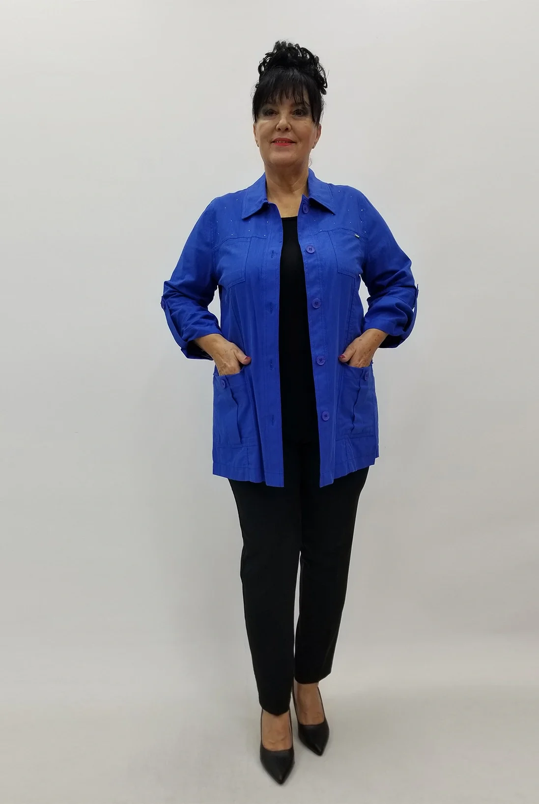 Miraggio Büyük Beden Ceket 4038 SAKS