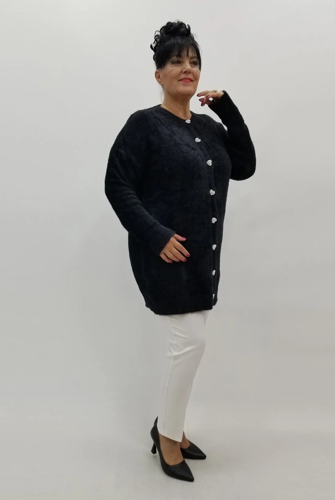 Miraggio Büyük Beden Ceket 4044 SİYAH