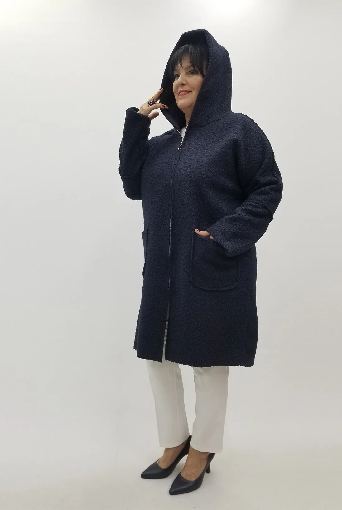 Miraggio Büyük Beden Ceket 4076 LACİVERT