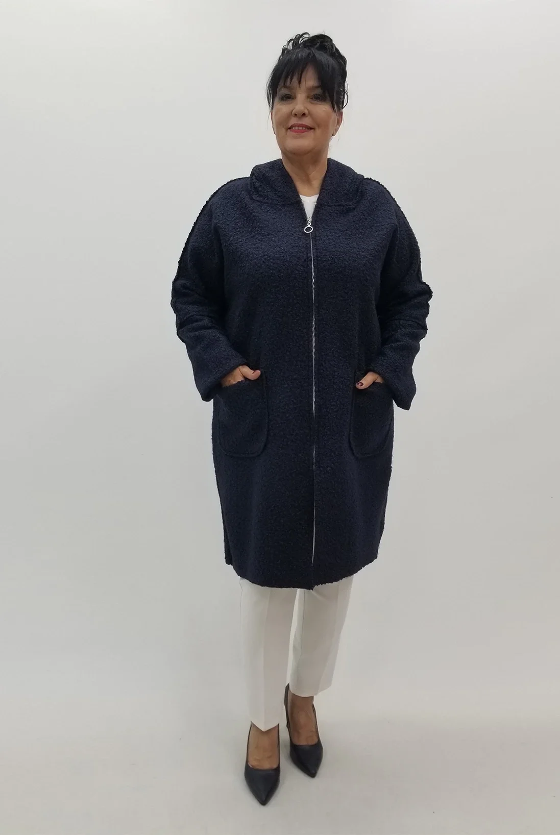 Miraggio Büyük Beden Ceket 4076 LACİVERT