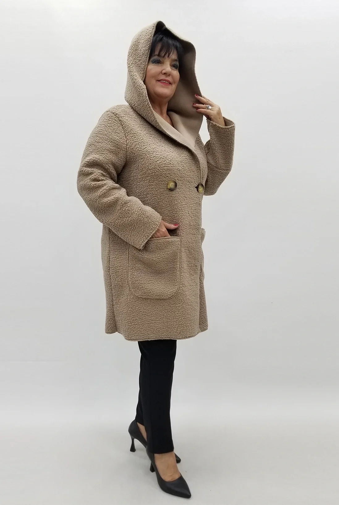 Miraggio Büyük Beden Ceket 4083 BEJ