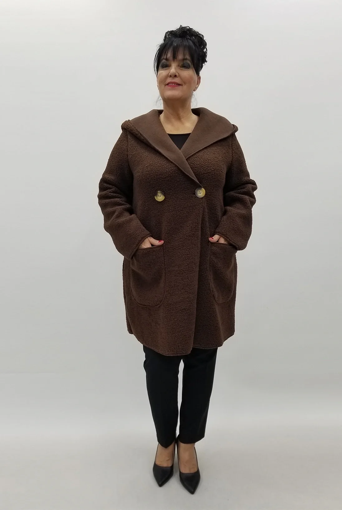 Miraggio Büyük Beden Ceket 4083 KAHVE