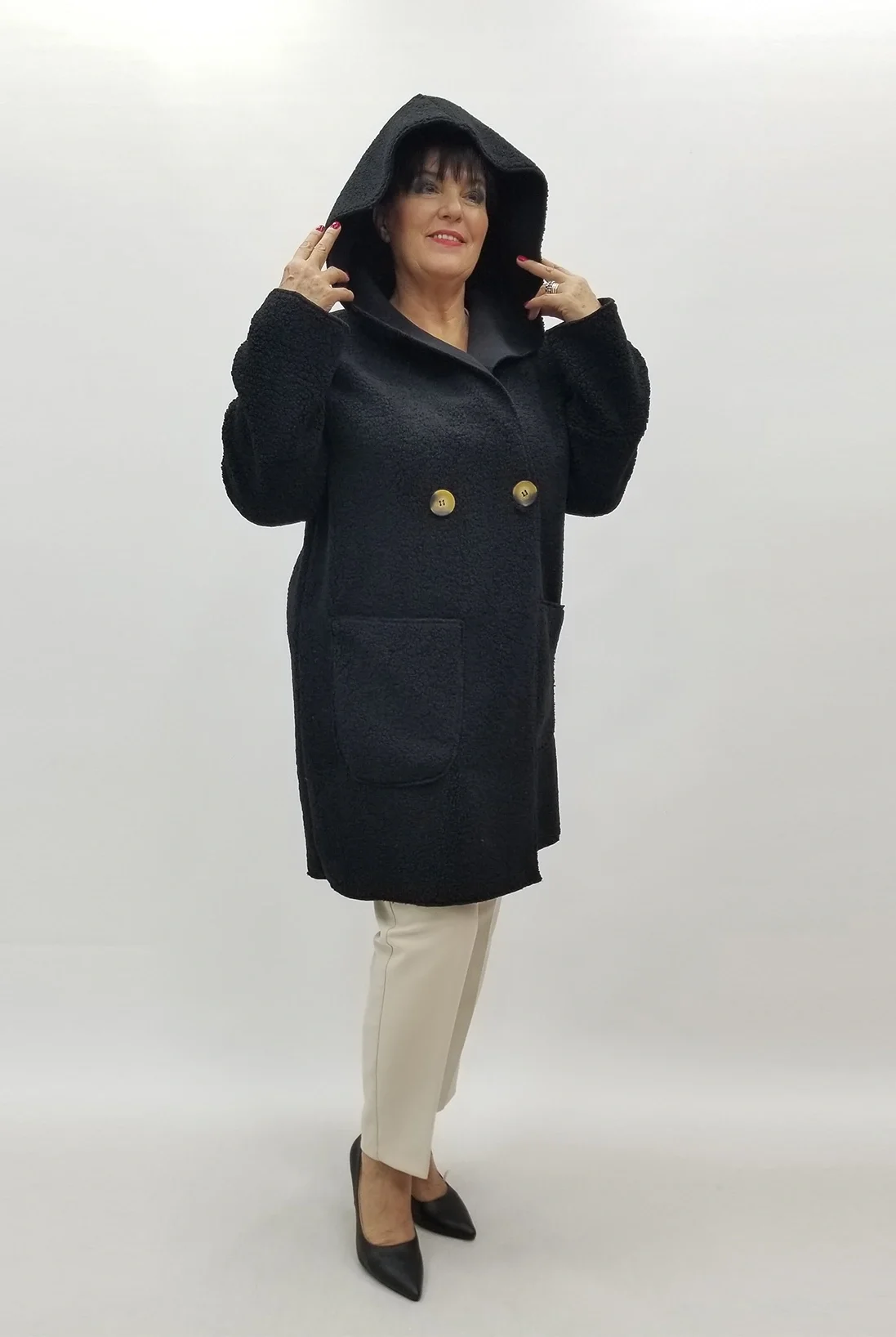 Miraggio Büyük Beden Ceket 4083 SİYAH