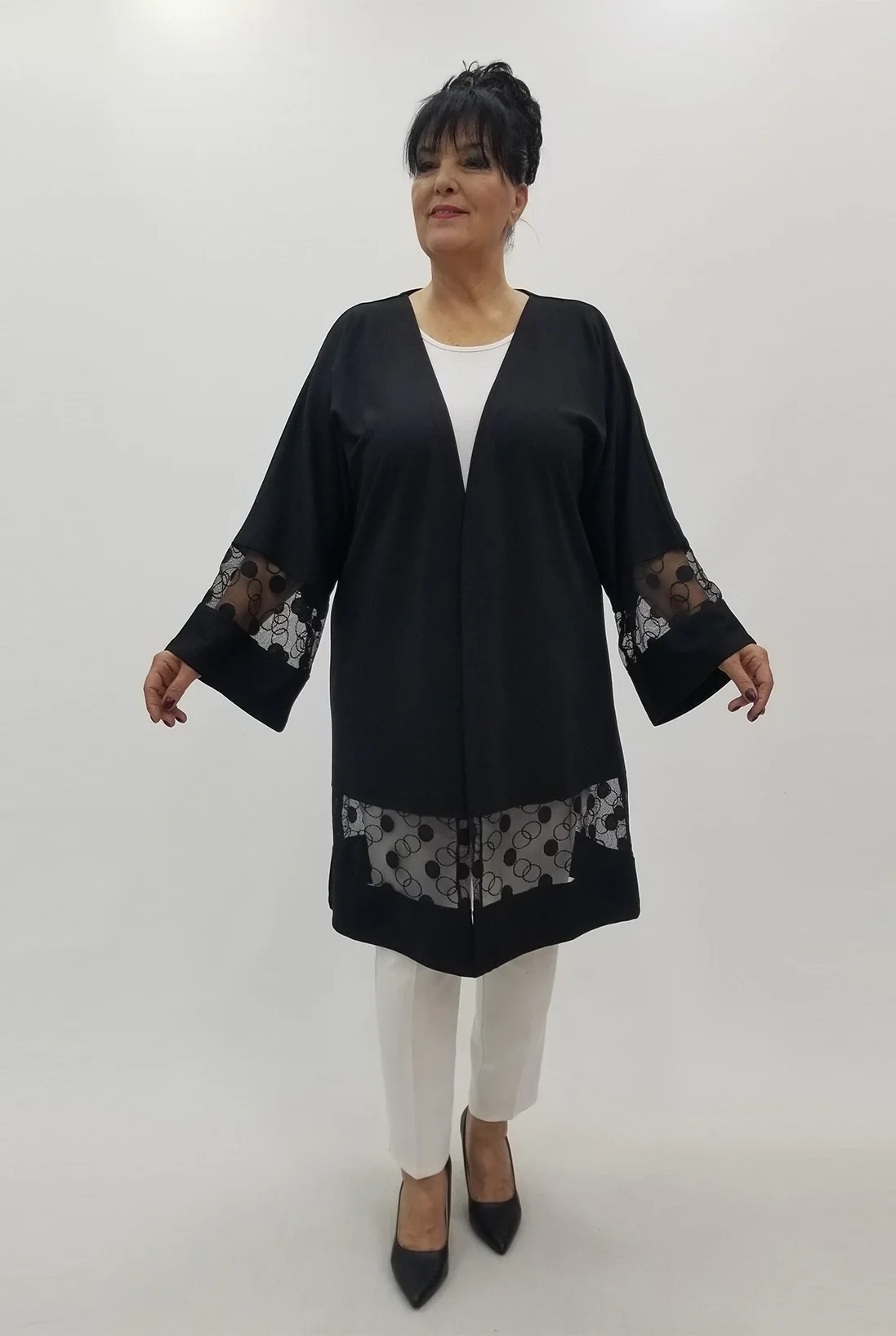 Miraggio Büyük Beden Ceket 4090 SİYAH