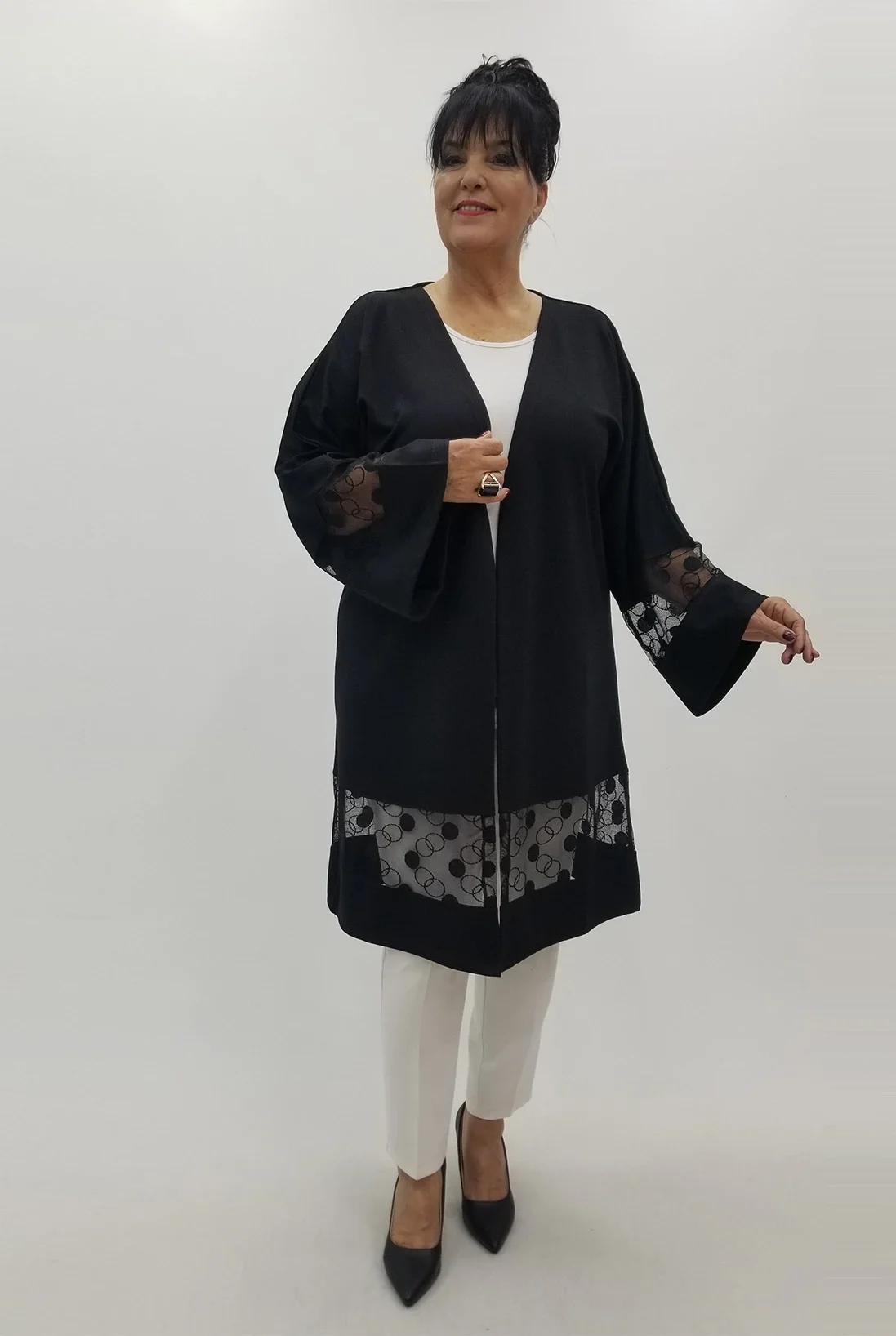 Miraggio Büyük Beden Ceket 4090 SİYAH