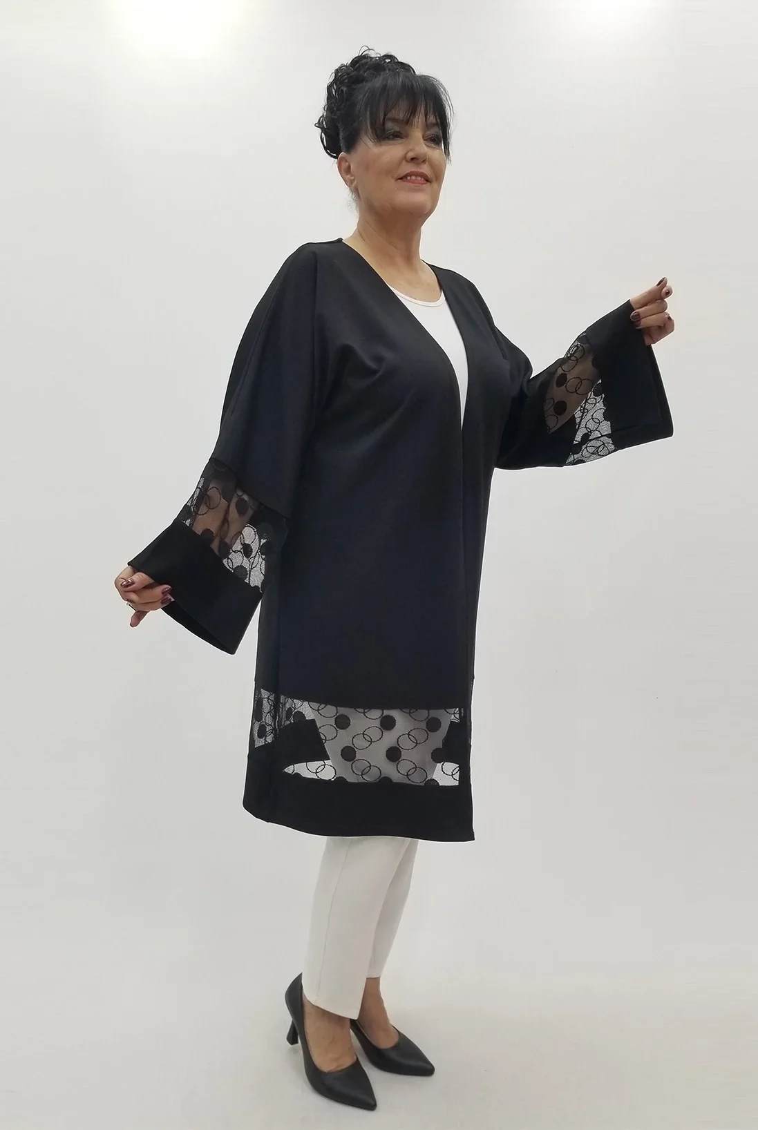 Miraggio Büyük Beden Ceket 4090 SİYAH