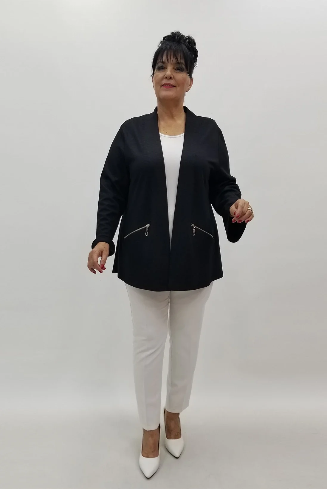 Miraggio Büyük Beden Ceket 4102 SİYAH