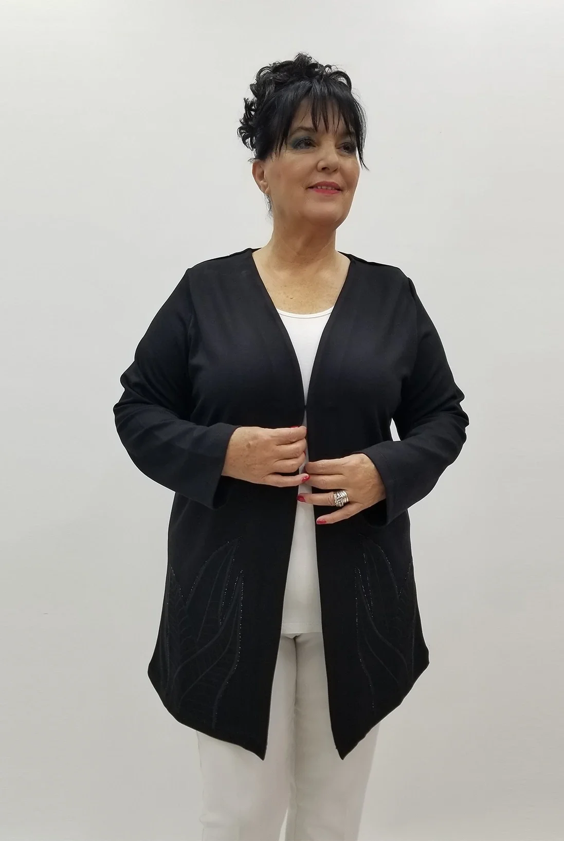 Miraggio Büyük Beden Ceket 4123 SİYAH