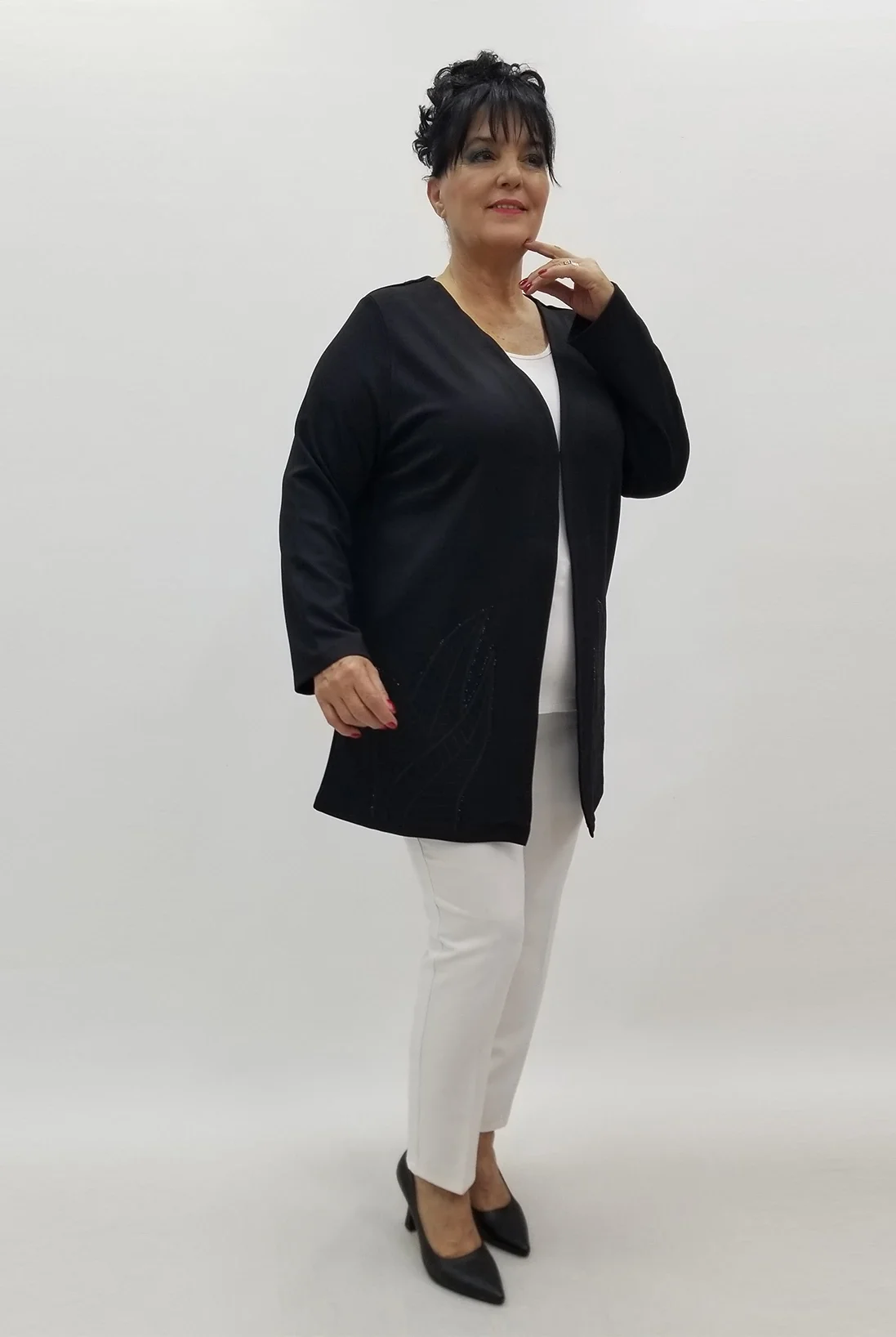 Miraggio Büyük Beden Ceket 4123 SİYAH