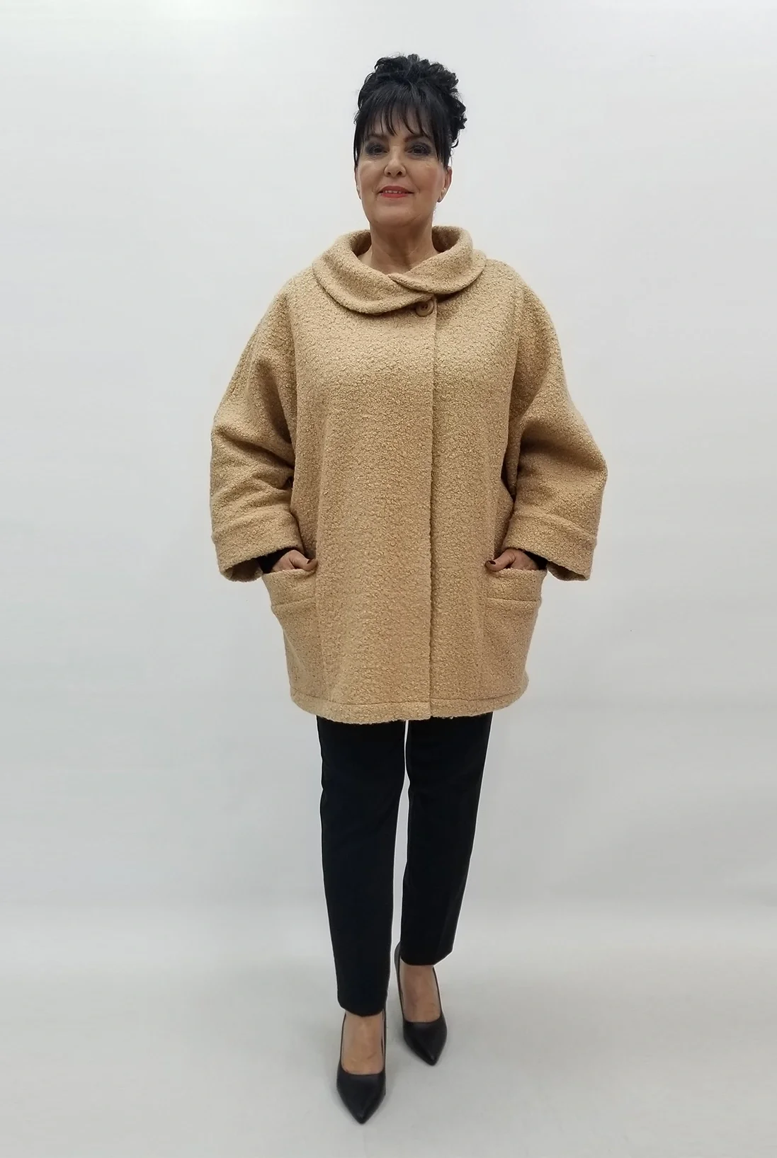 Miraggio Büyük Beden Ceket 4129 BEJ