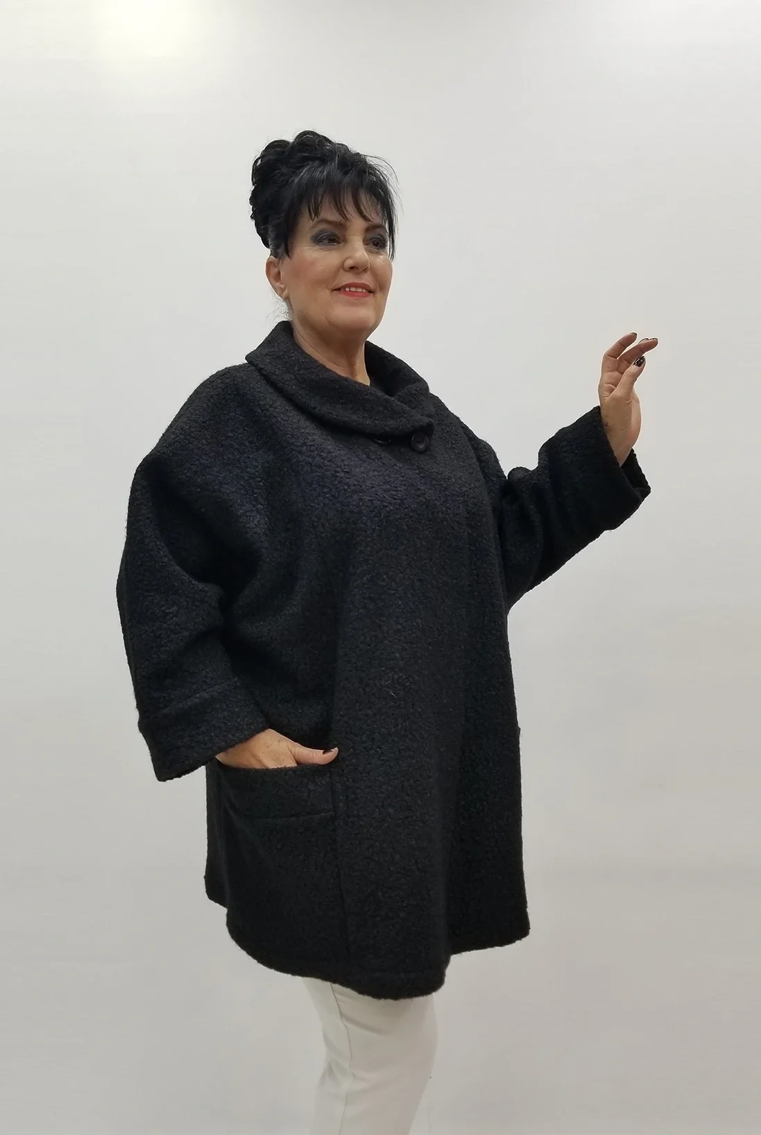 Miraggio Büyük Beden Ceket 4129 SİYAH