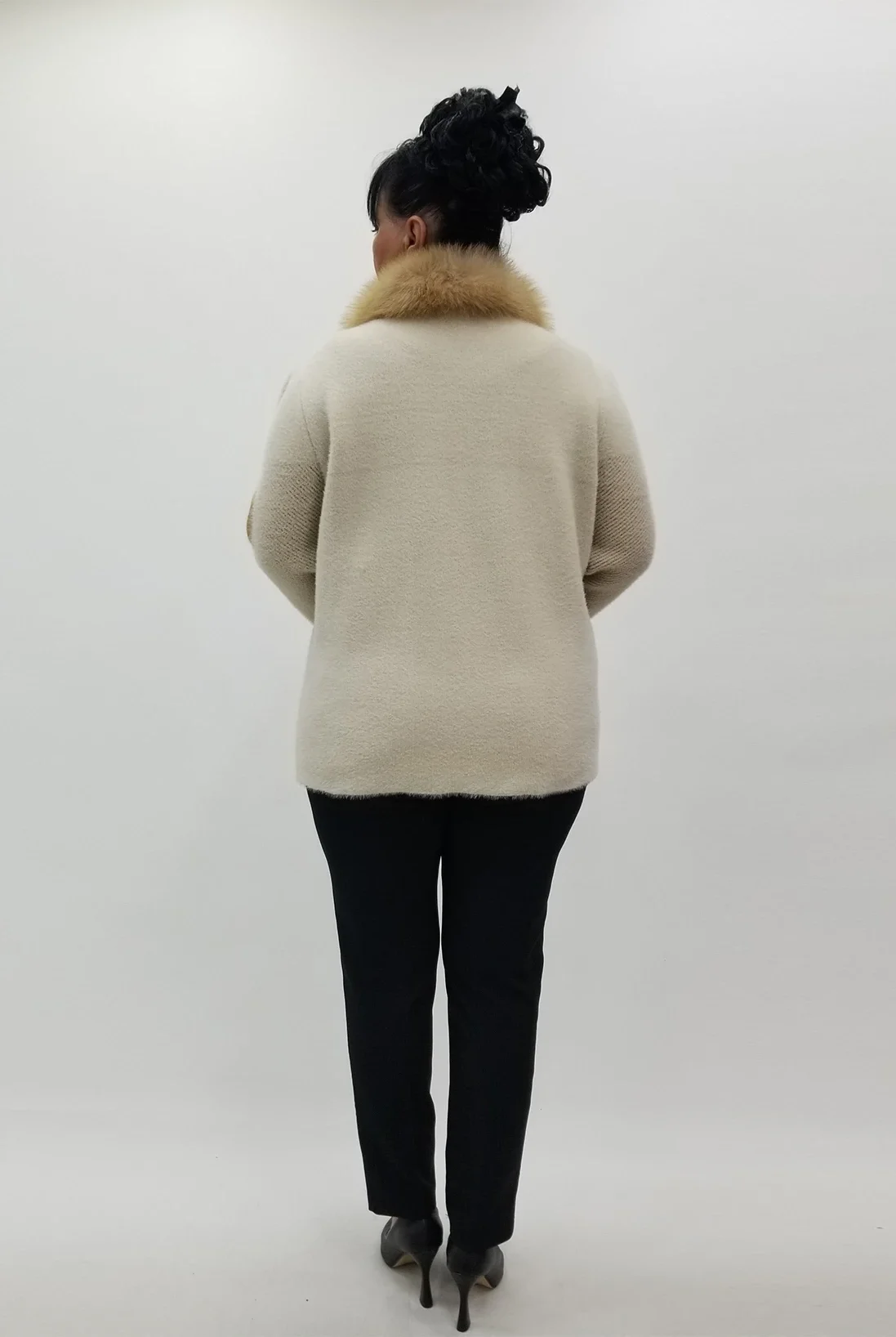 Miraggio Büyük Beden Ceket 4139 KREM