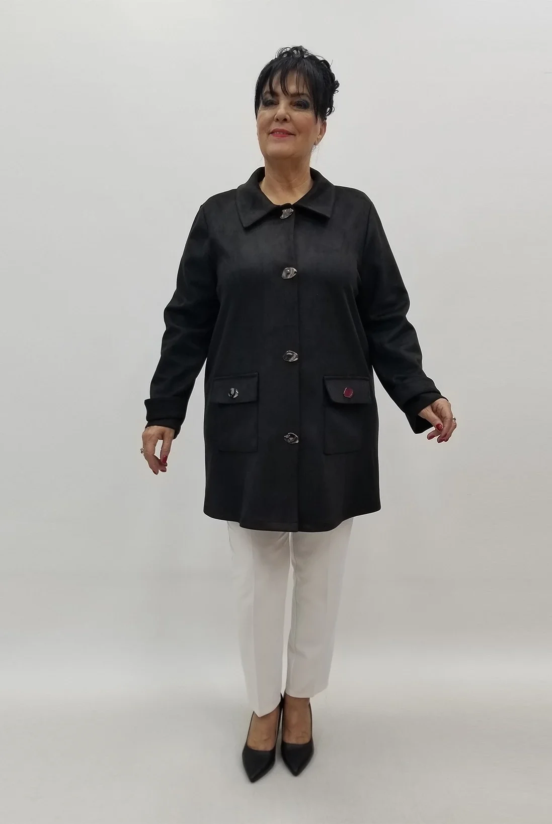 Miraggio Büyük Beden Ceket 4146 SİYAH