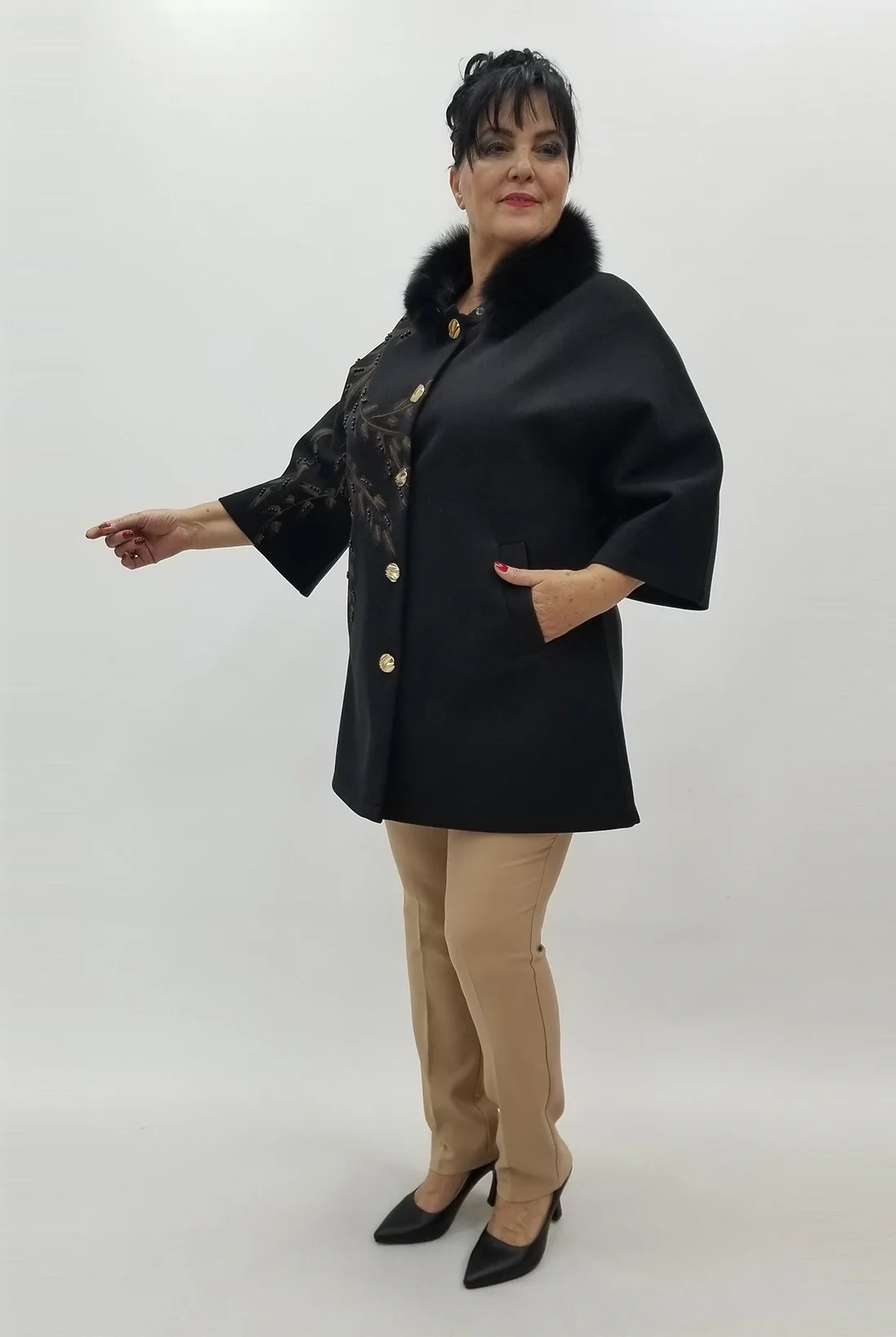 Miraggio Büyük Beden Ceket 4153 SİYAH