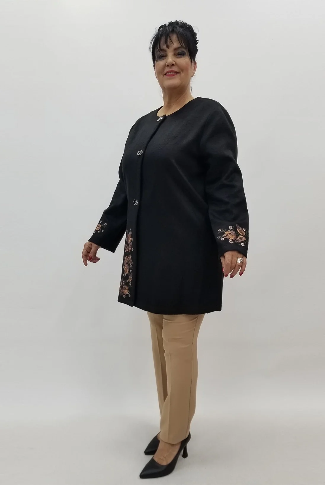 Miraggio Büyük Beden Ceket 4156 SİYAH