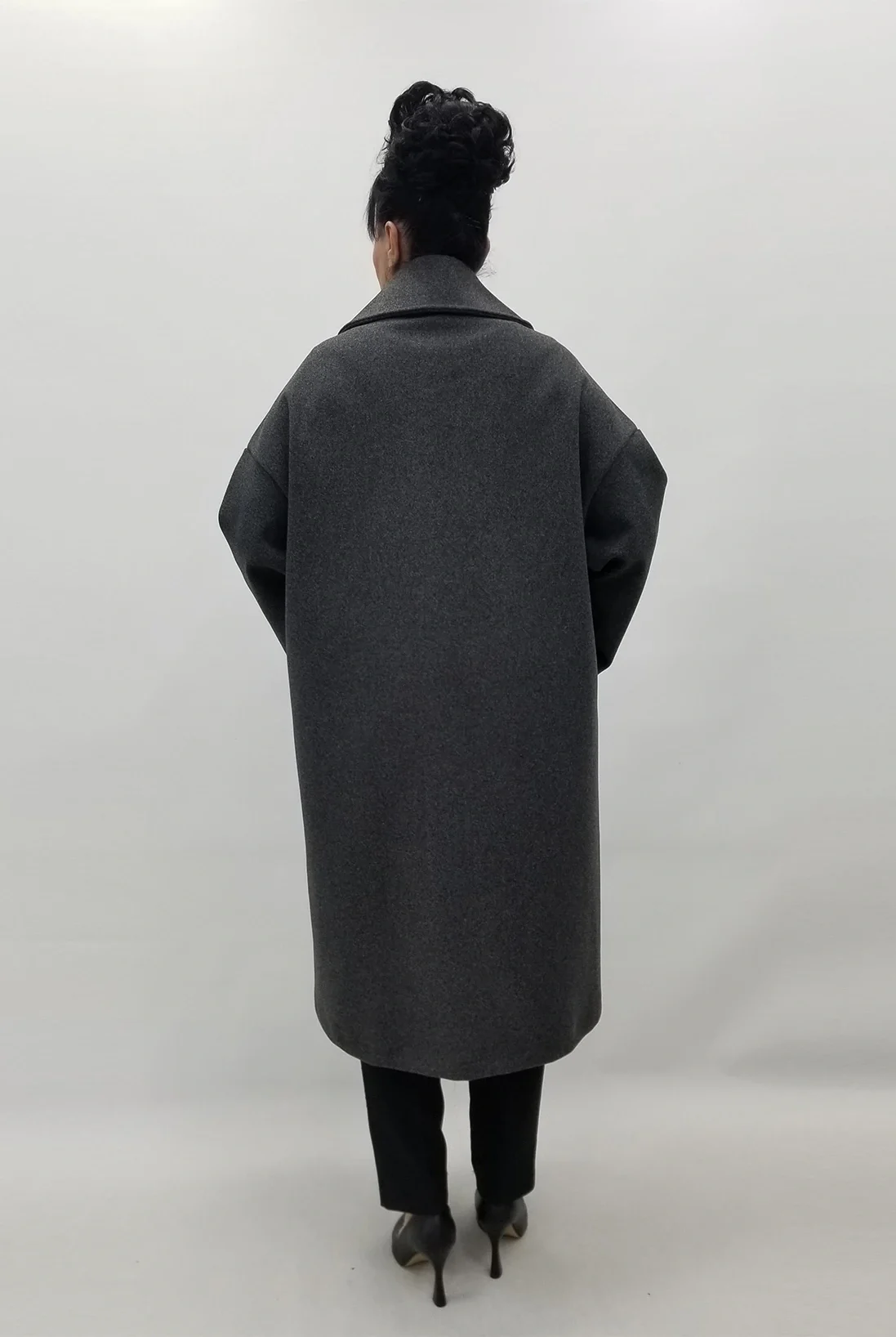 Miraggio Büyük Beden Kaban 4175 ANTRASİT