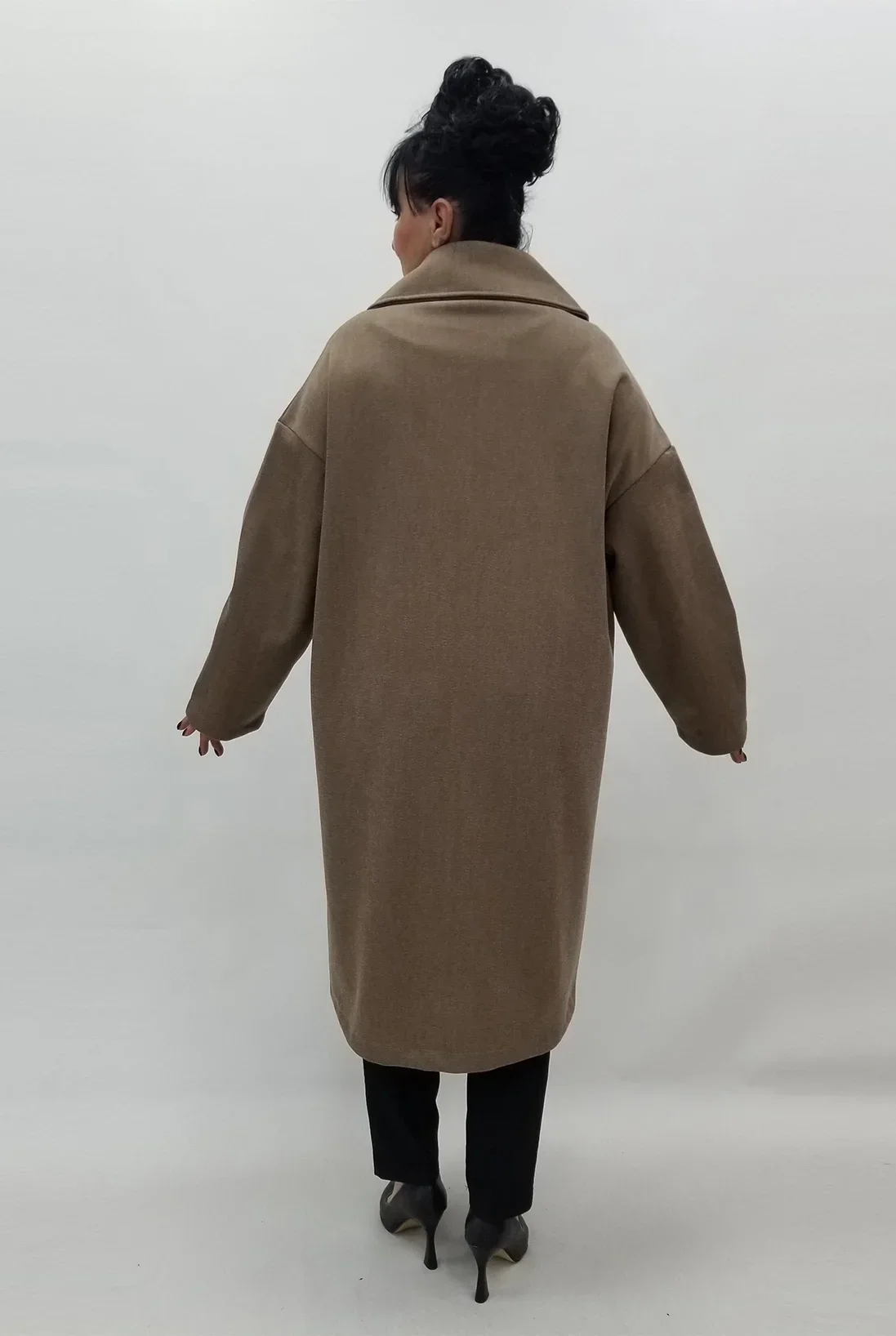 Miraggio Büyük Beden Kaban 4221 A-KAHVE