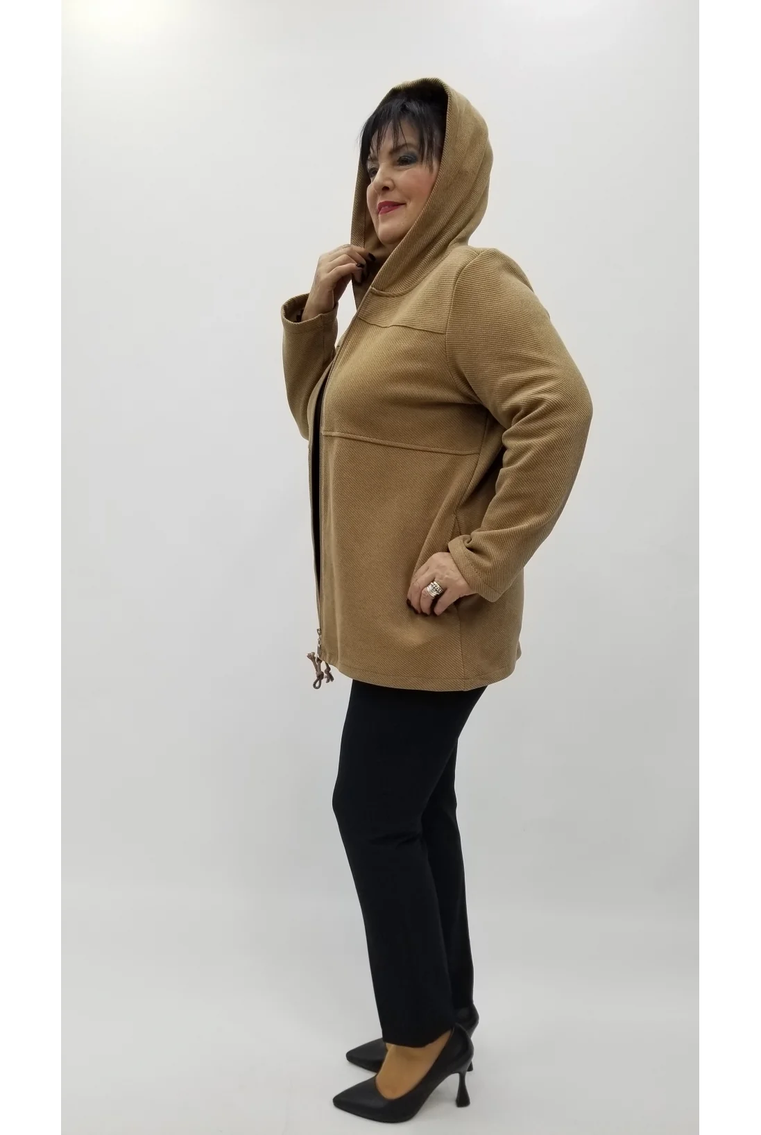 Miraggio Büyük Beden Ceket 4228 A-KAHVE