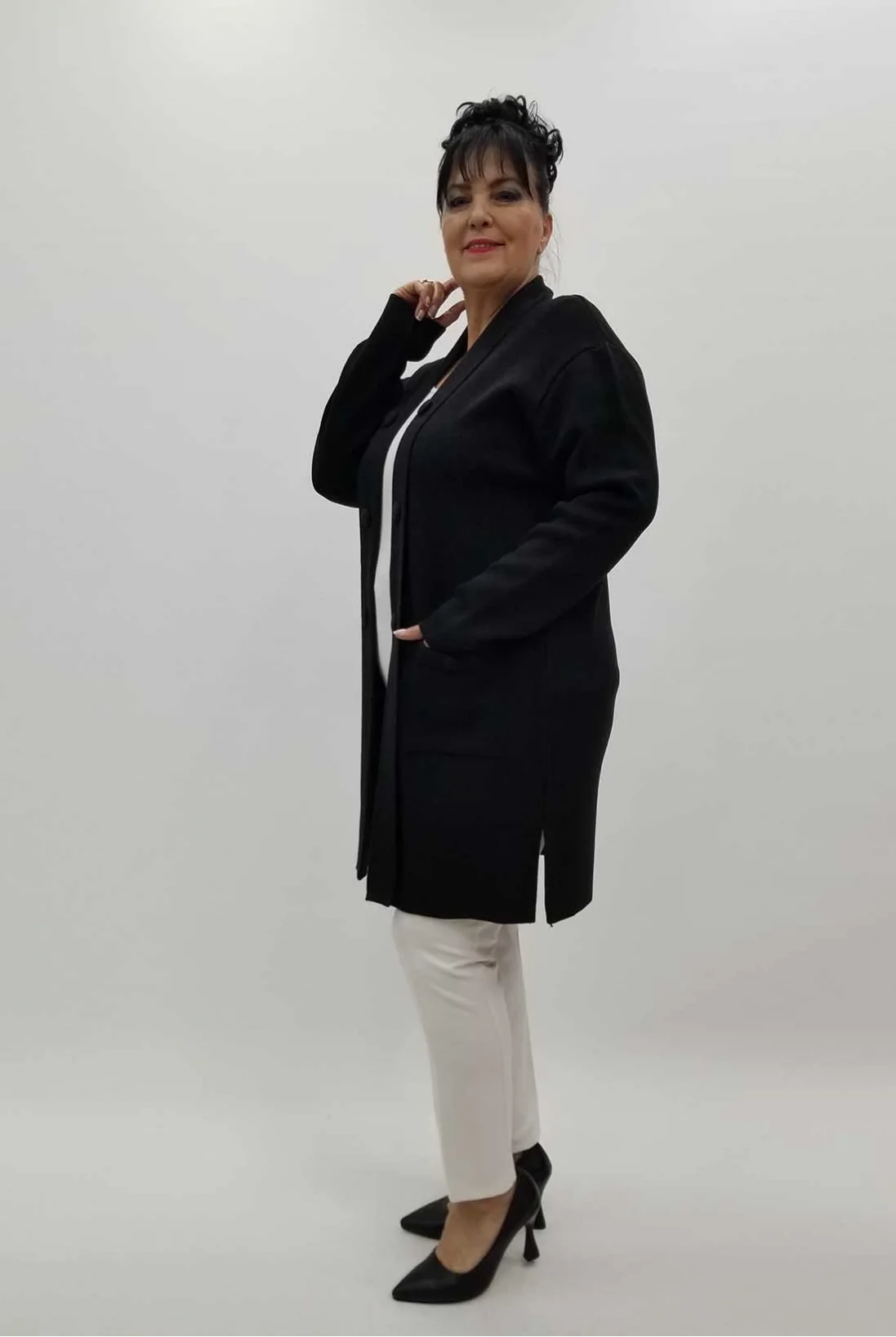 Miraggio Büyük Beden Ceket 4236 SİYAH