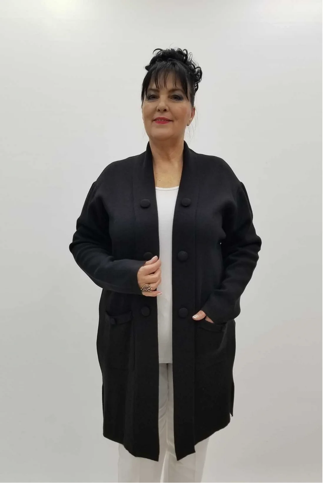 Miraggio Büyük Beden Ceket 4236 SİYAH