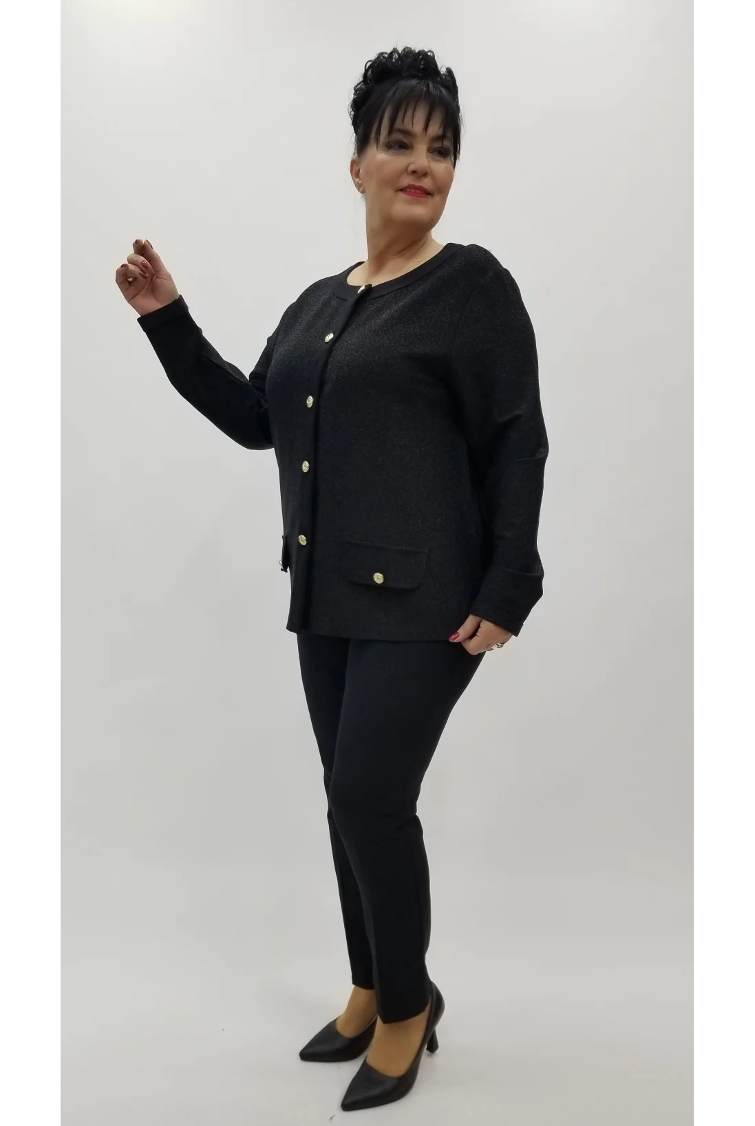 Miraggio Büyük Beden Ceket 4337 SİYAH