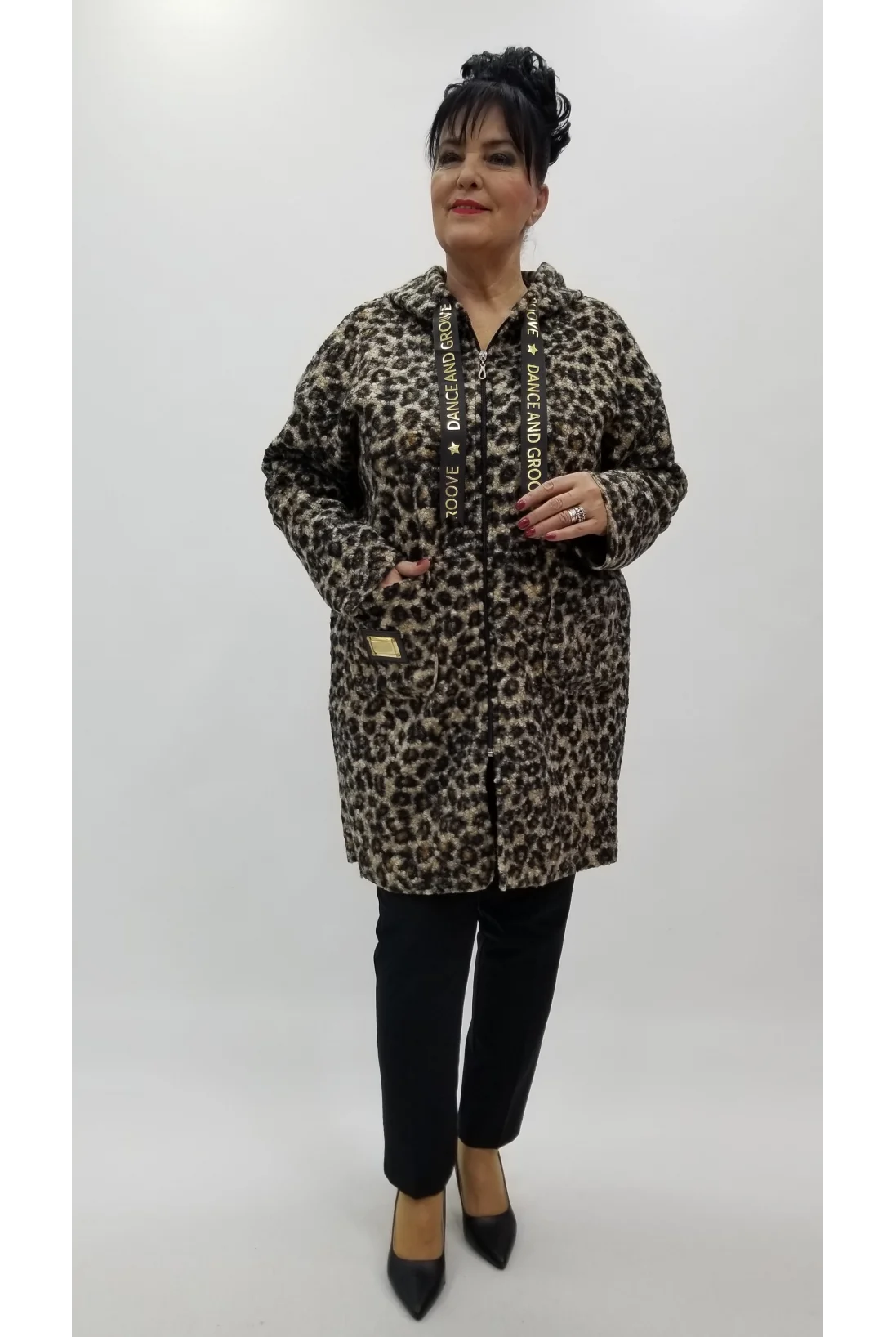 Miraggio Büyük Beden Ceket 4366 KAHVE