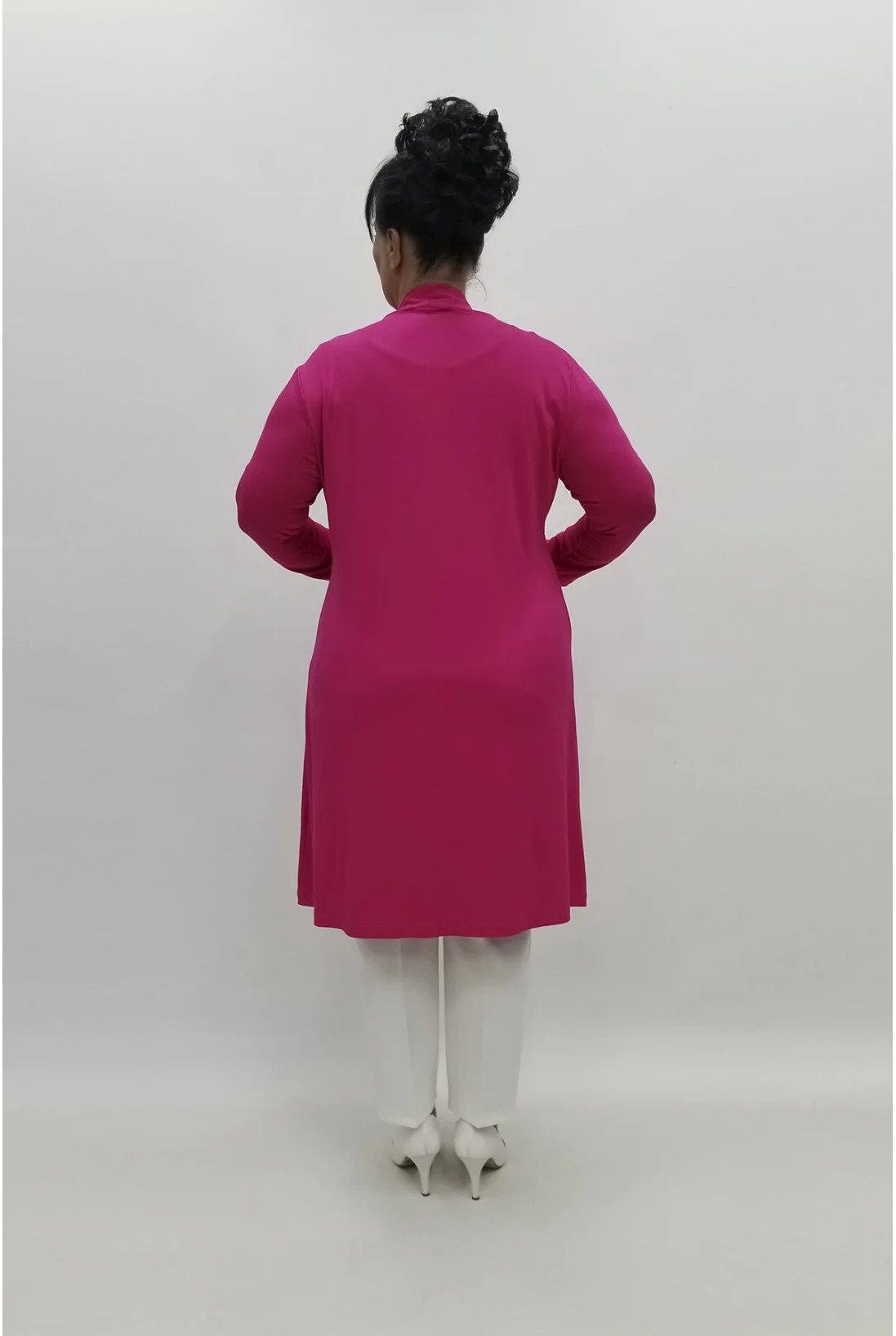 Miraggio Büyük Beden Ceket 96864 FUŞYA